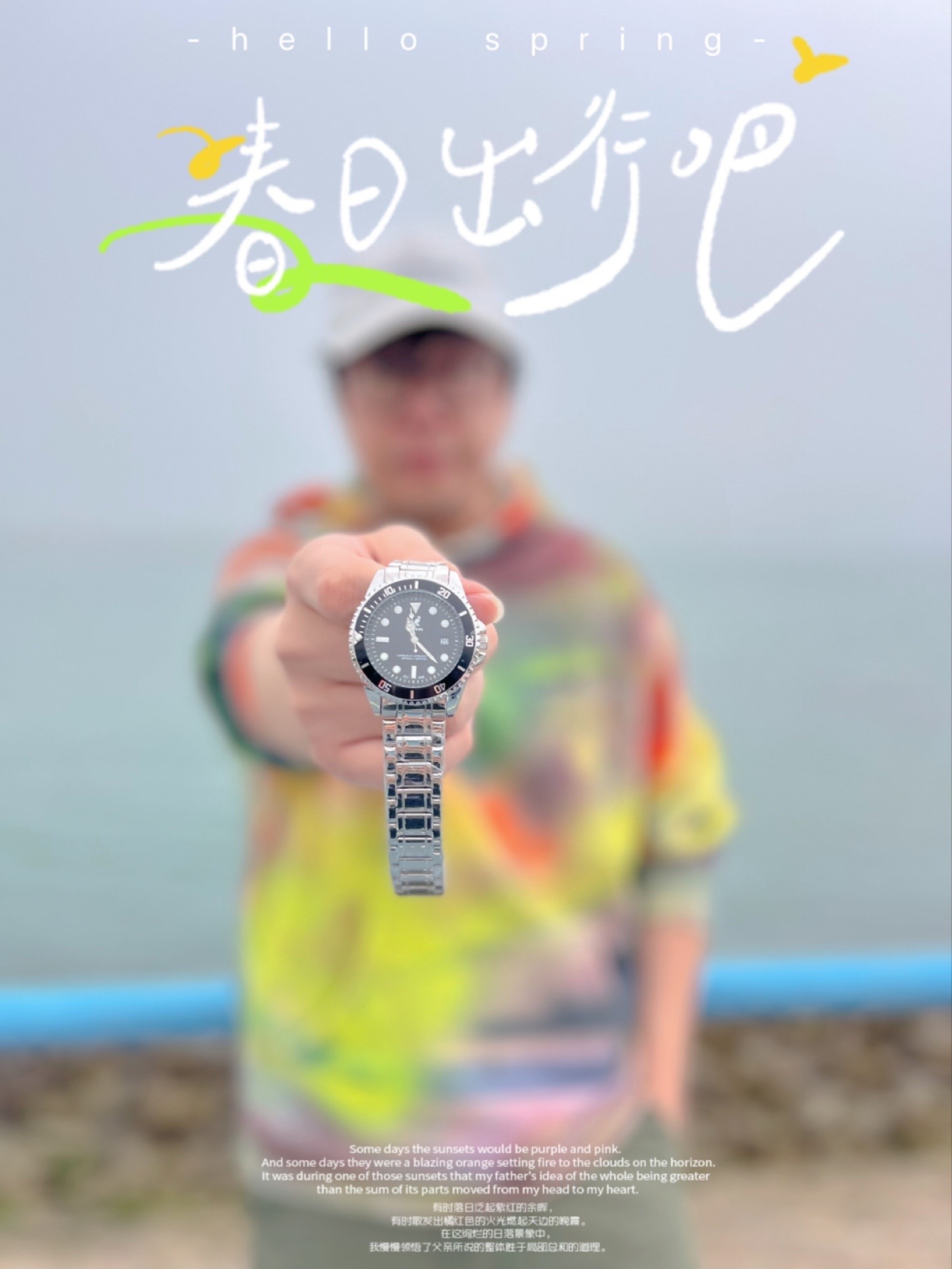 kangol 袋鼠 黑水鬼潜航者夜光腕表