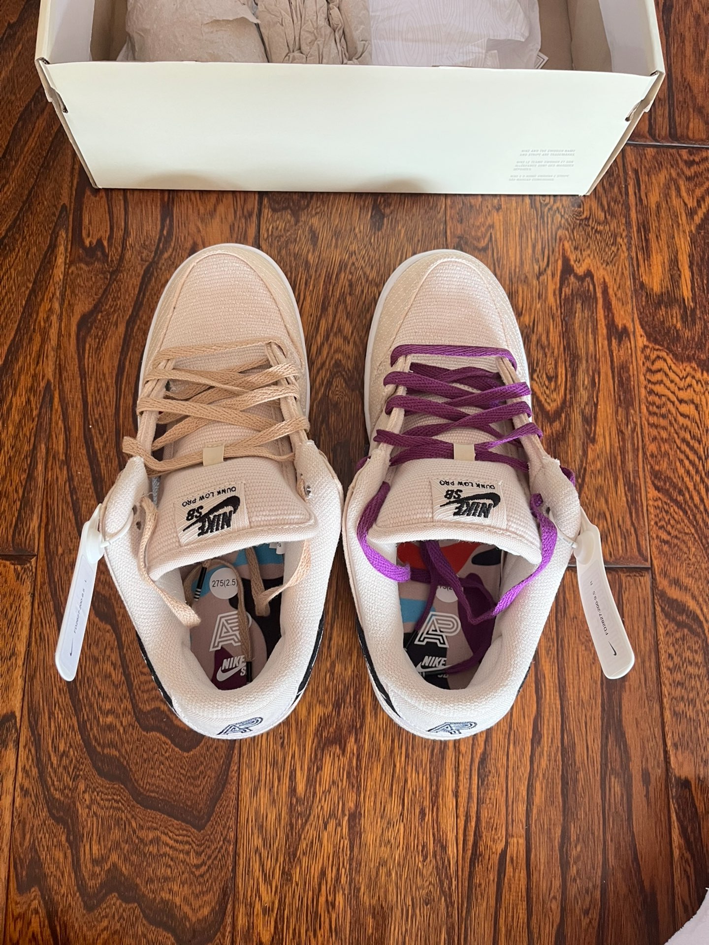 custom review-Nike Sb Dunk Low Albino & Preto