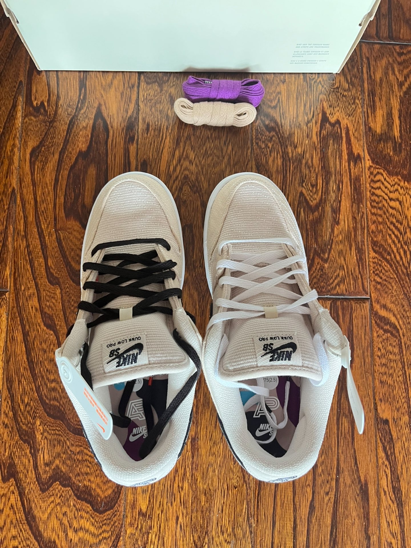 custom review-Nike Sb Dunk Low Albino & Preto
