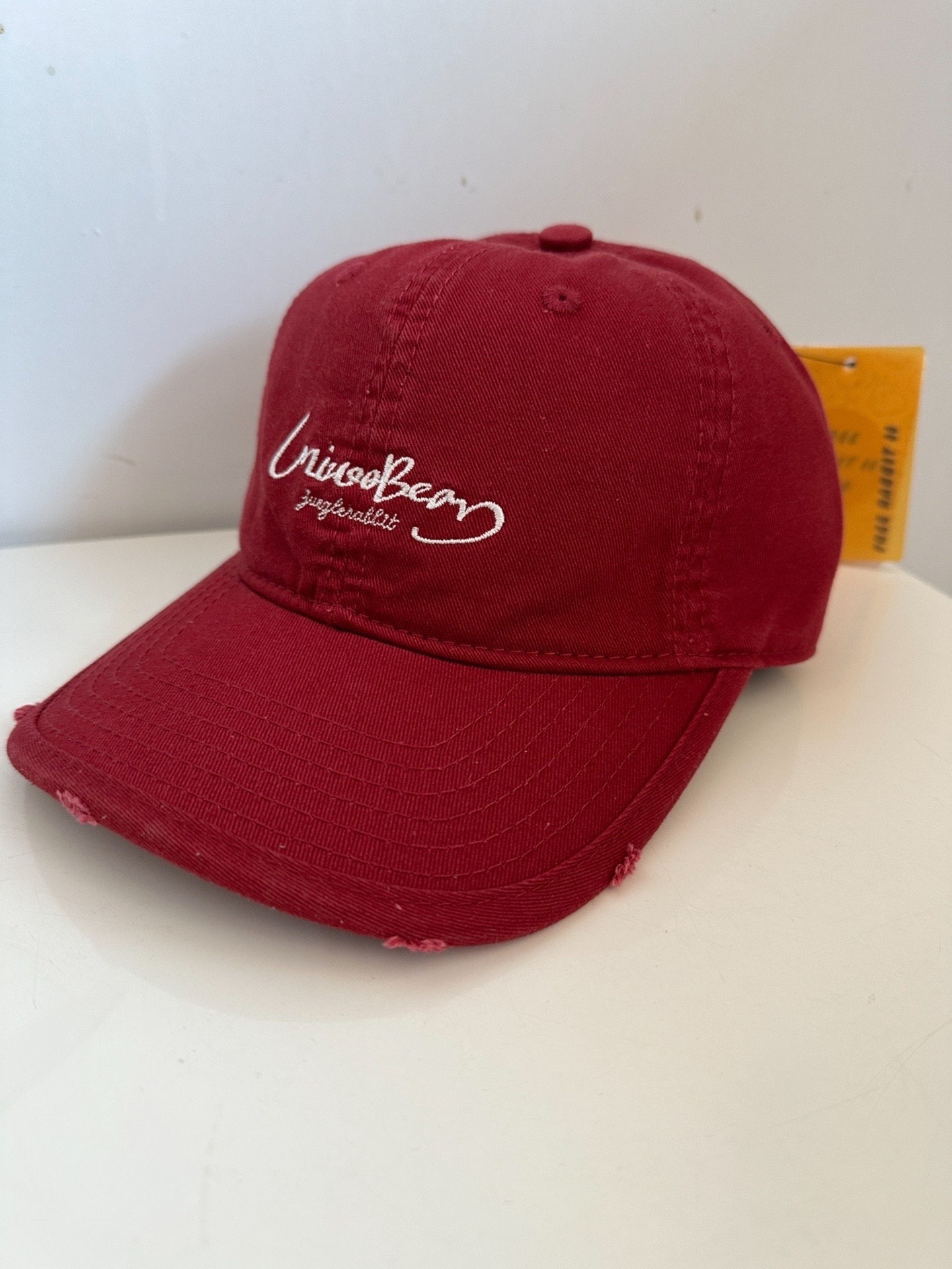 敲显白的酒红色棒球帽🧢