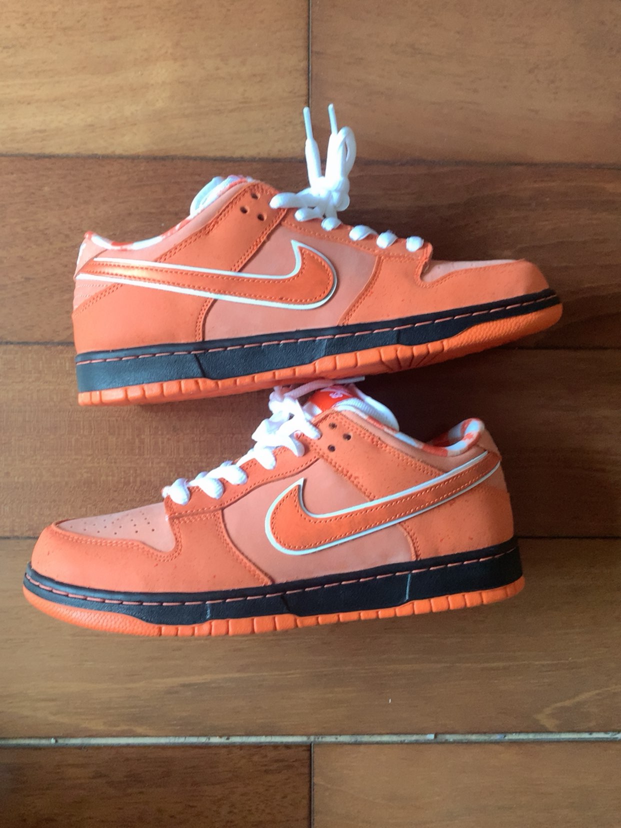 custom review-Concepts x Nike Dunk SB 'Апельсин LOBSTER' Низкие Скейтборд Кроссовки Унисекс Апельсин LOBSTER