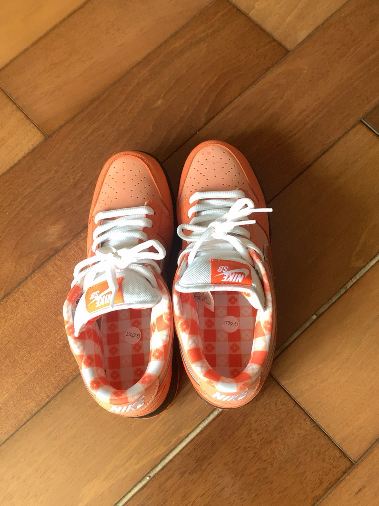 custom review-Concepts x Nike Dunk SB 'Апельсин LOBSTER' Низкие Скейтборд Кроссовки Унисекс Апельсин LOBSTER