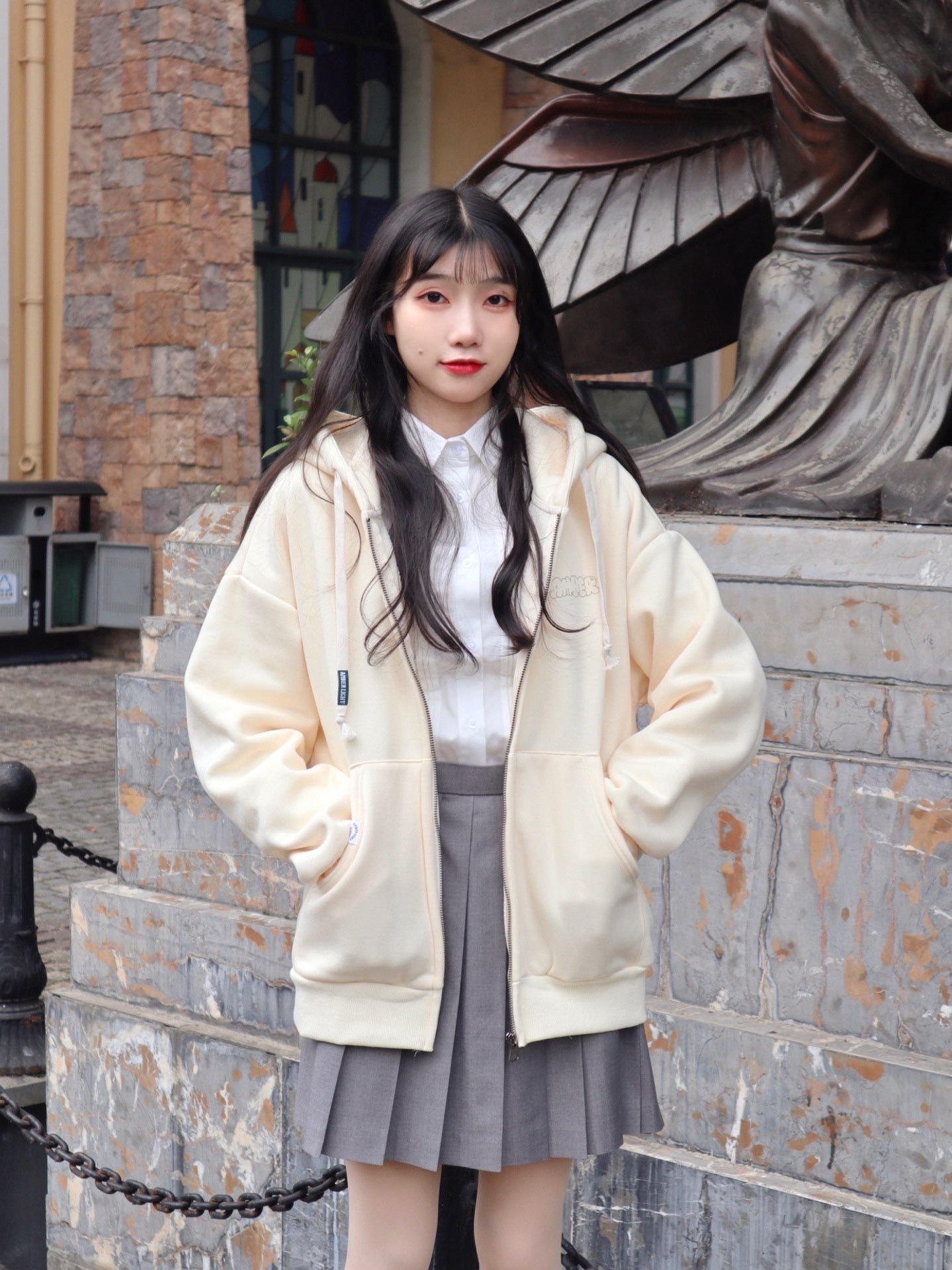 早春校园风穿搭