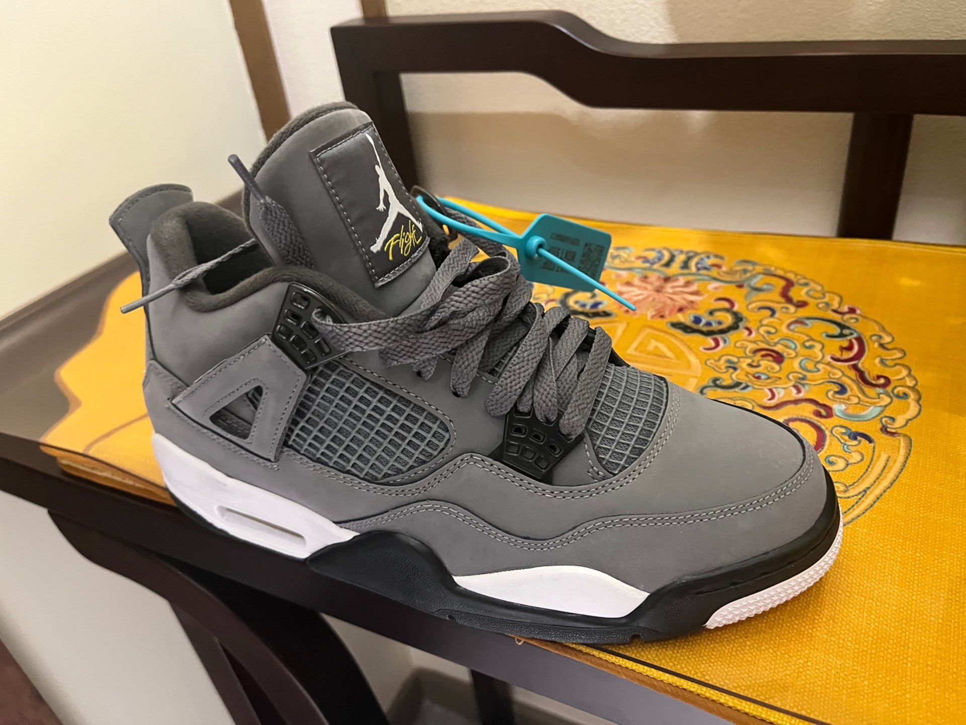 custom review-Air Vachetta jordan 4 Retro 'Cool Grey' 2019