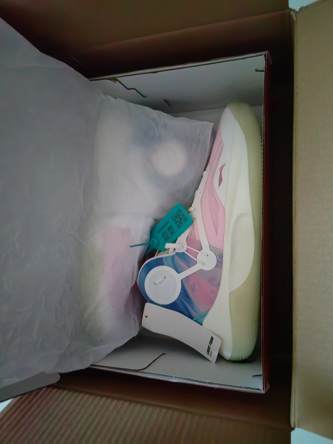 custom review-LINING Sonic 9 IX Team Mid Men's On Court Basketball Shoes   White/Pink/Blue