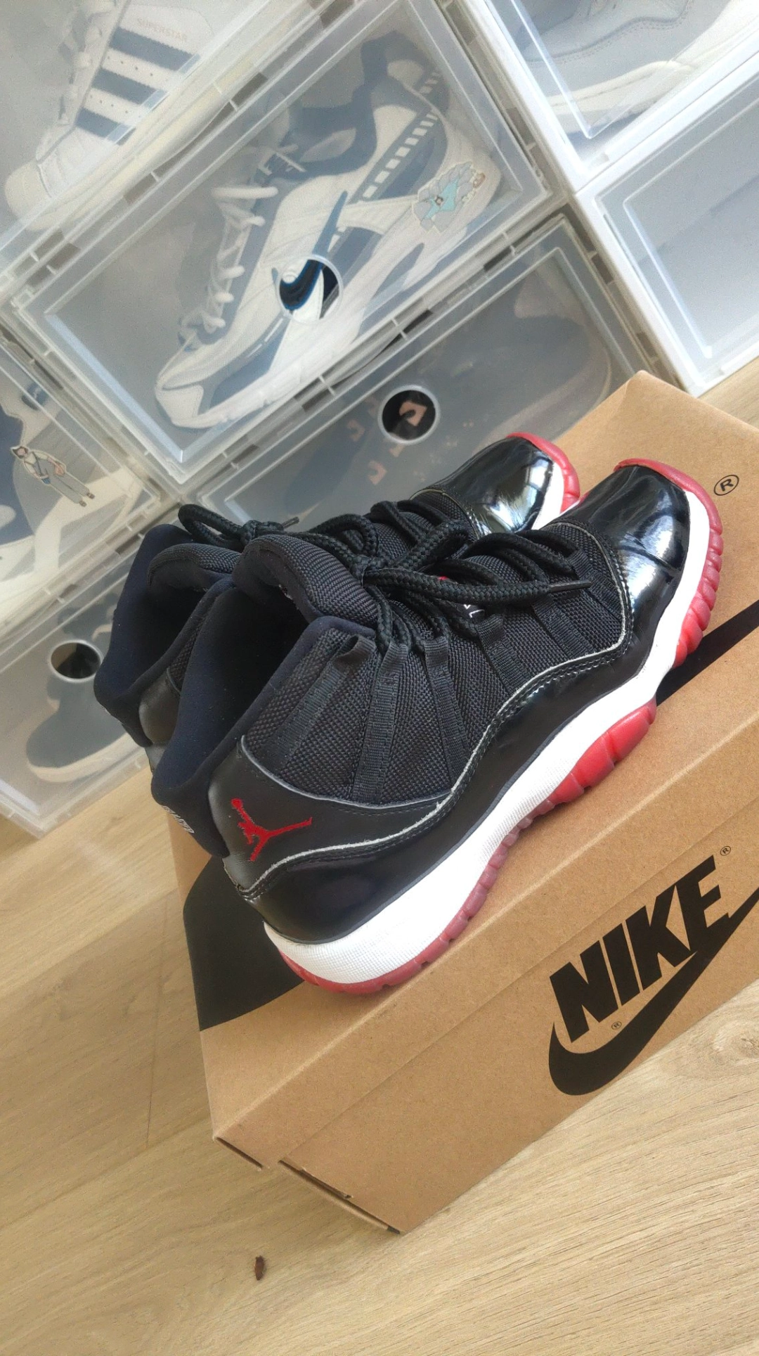 custom review-Jordan 11 Retro Playoffs Bred 2019 GS