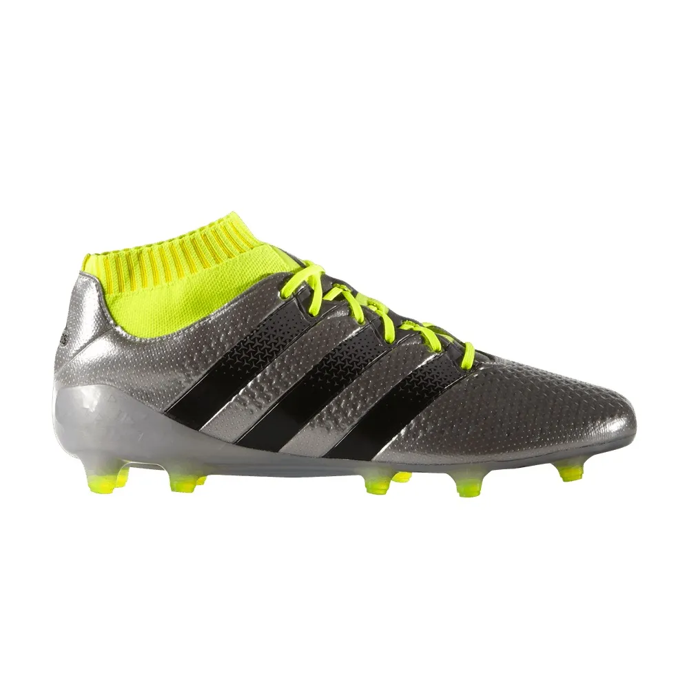Adidas Ace 16.1 Primeknit Fg 'Silver Metallic Sonic Yellow'