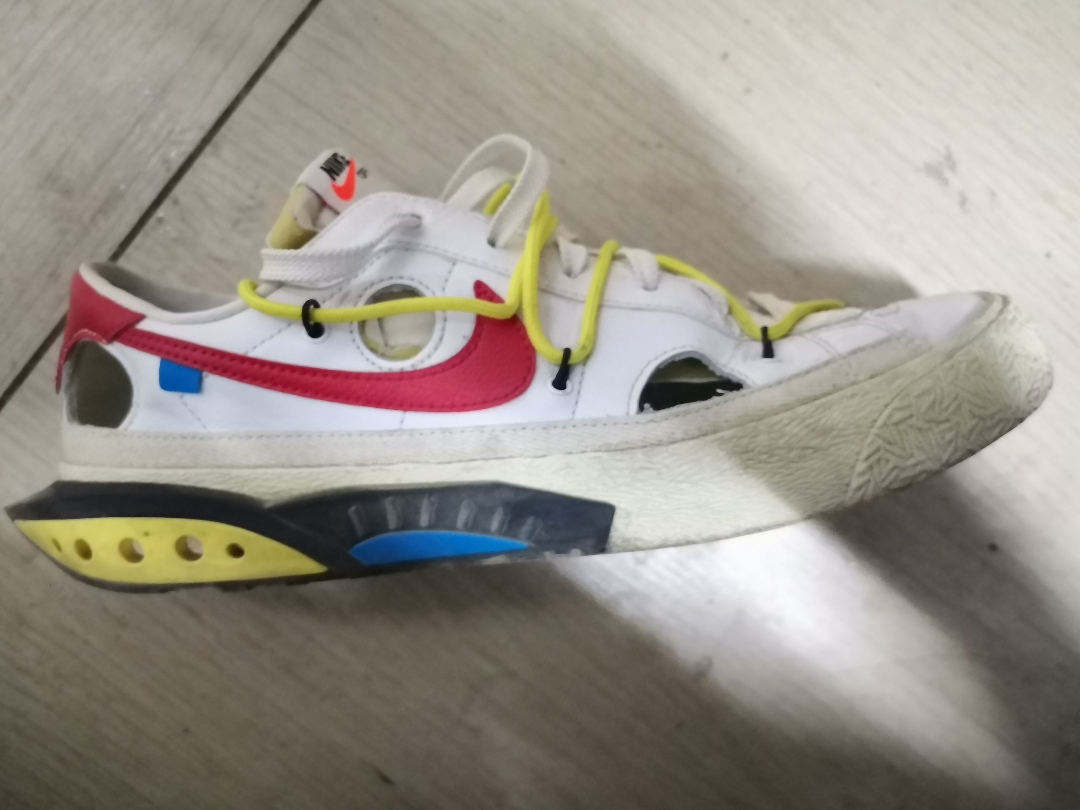 custom review-Nike Blazer Low Off White University Red
