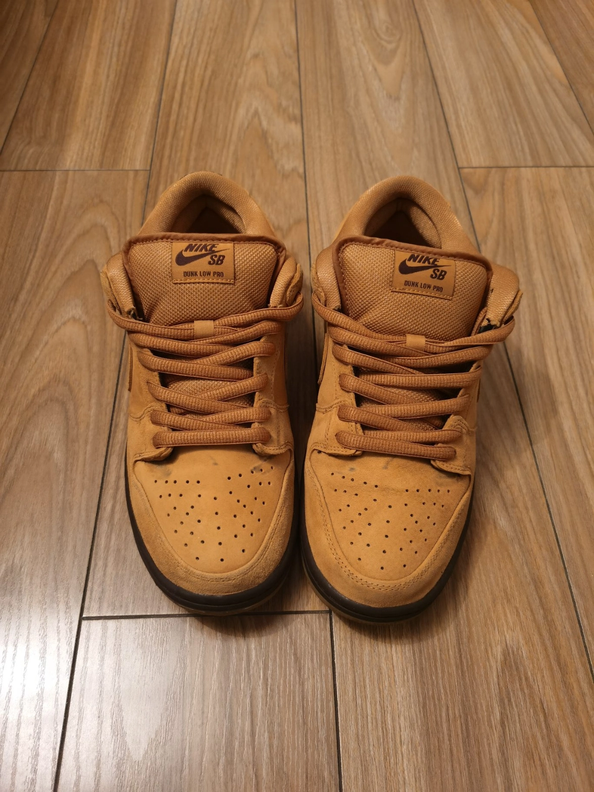 custom review-Nike Dunk SB Low Топ Кроссовки для скейтбординга Унисекс Пшеница