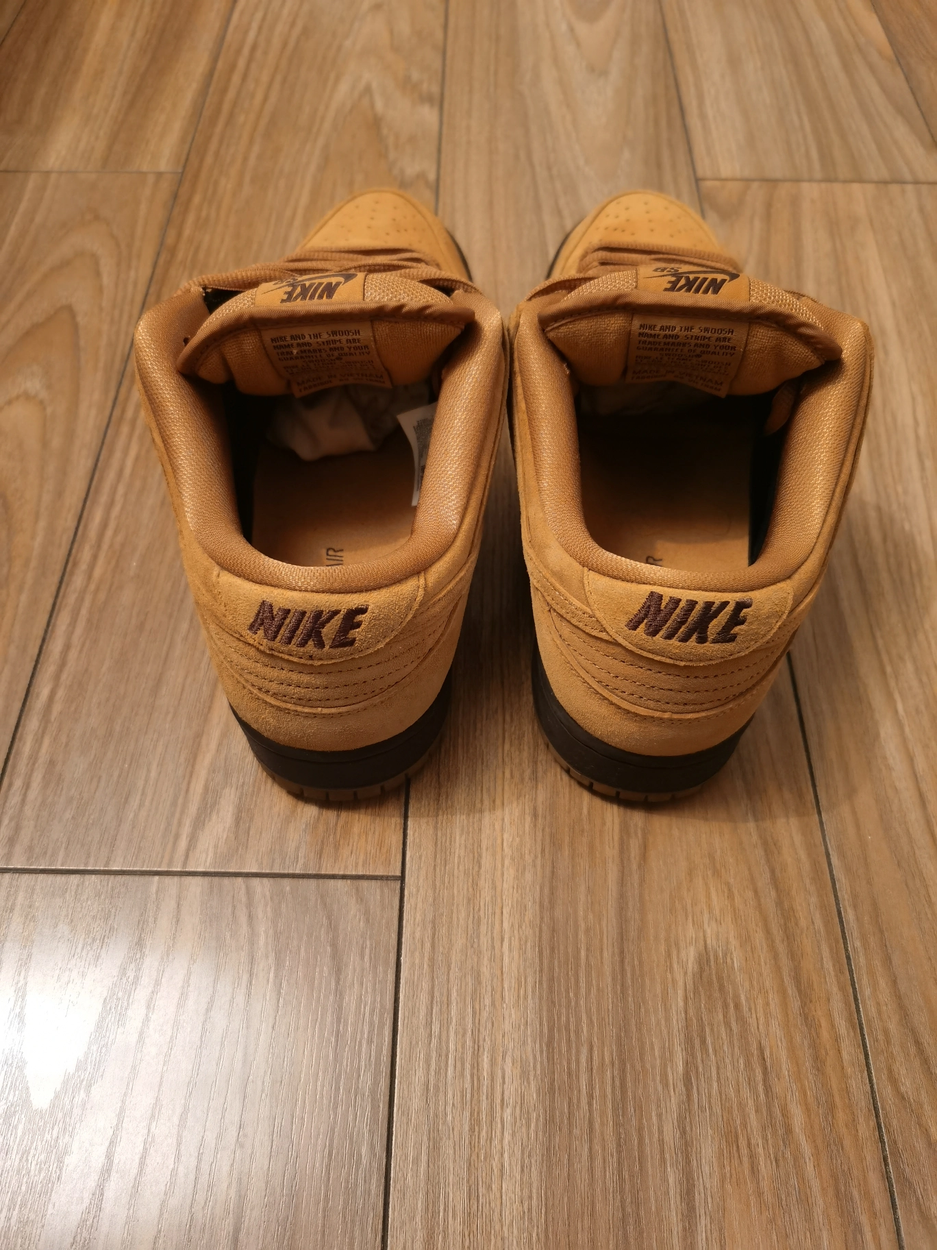 custom review-Nike Dunk SB Low Топ Кроссовки для скейтбординга Унисекс Пшеница