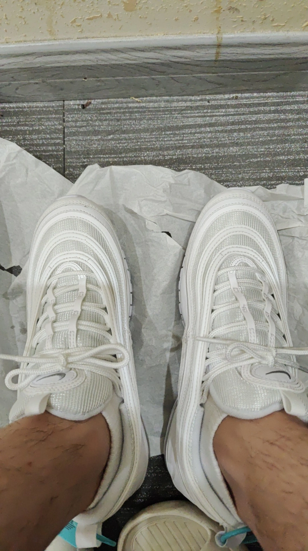 custom review-Nike Air Max 97 Triple White Wolf Grey