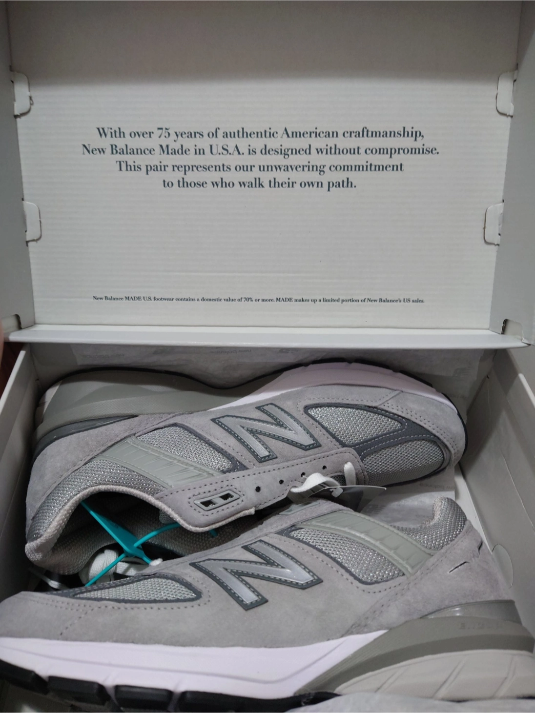 custom review-New Balance 990v5 Grey