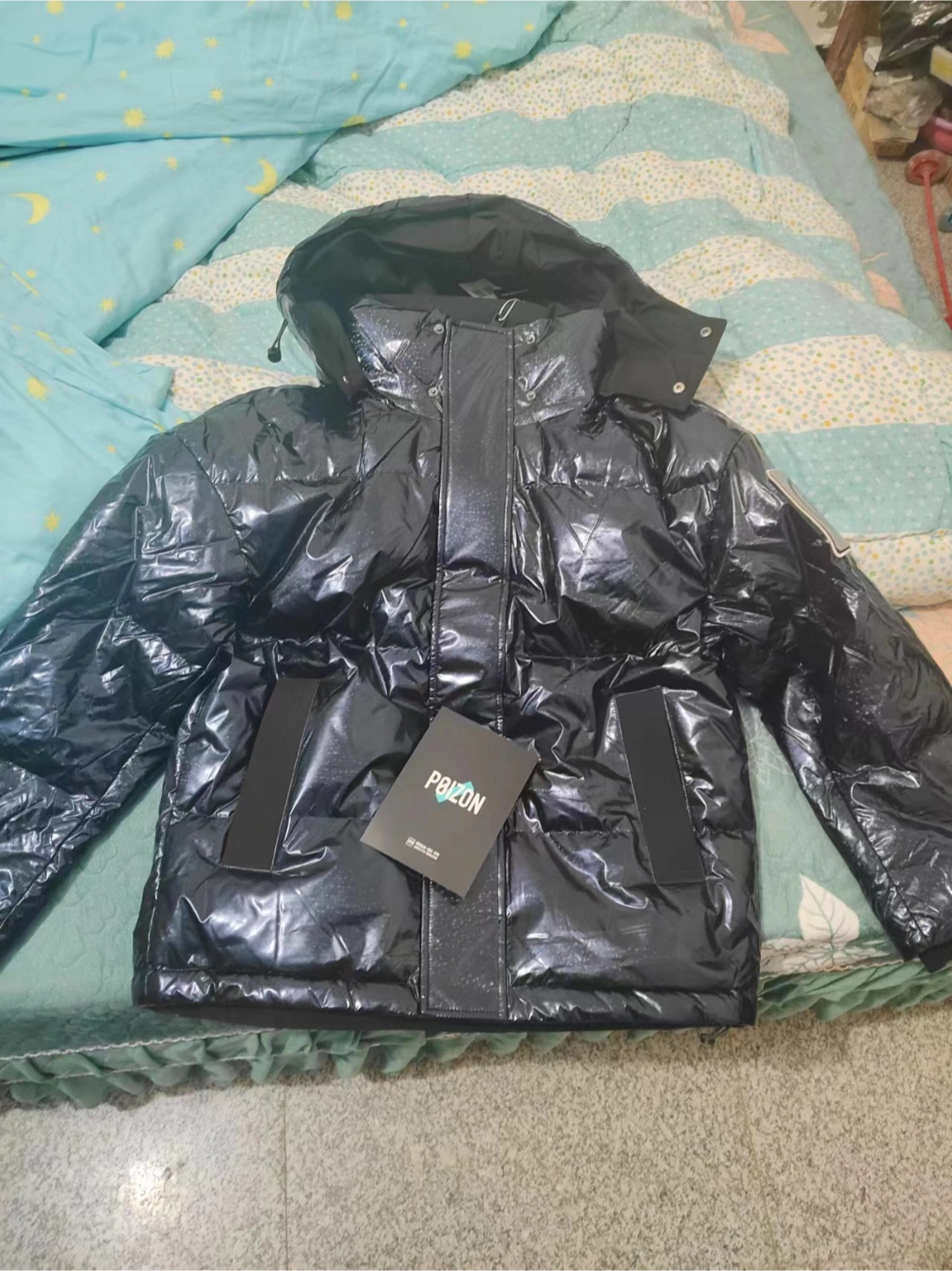 custom review-YAYA Синий Мужской Пуховик