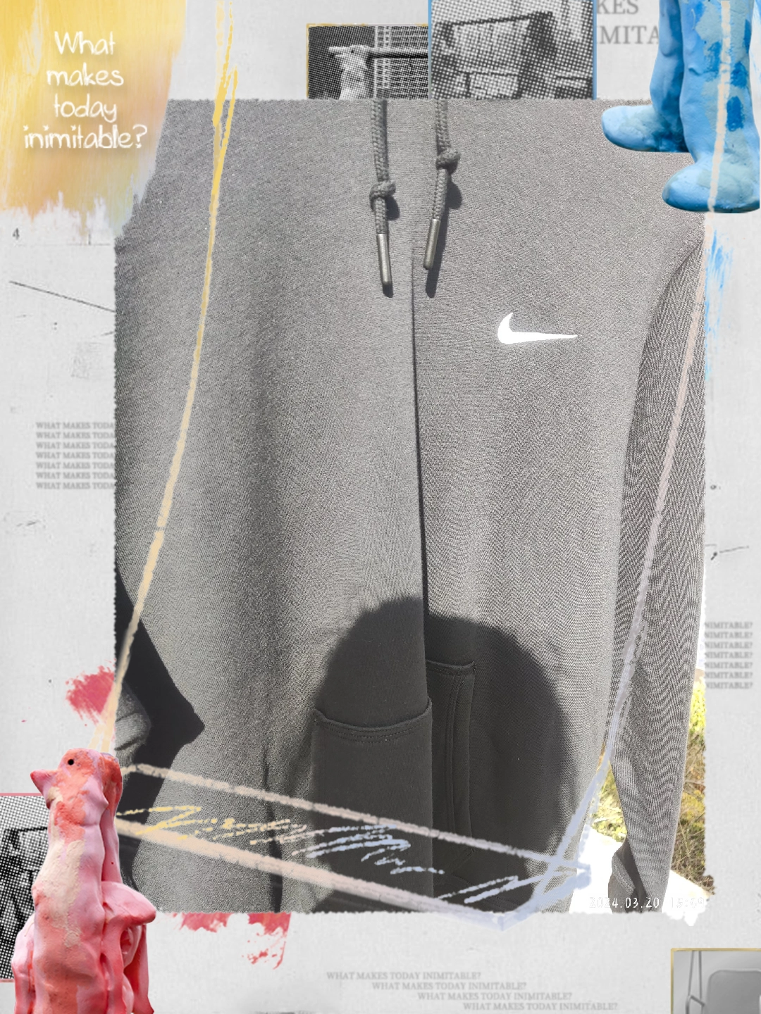 custom review-Nike Club Свитшот Мужской Черный Белый