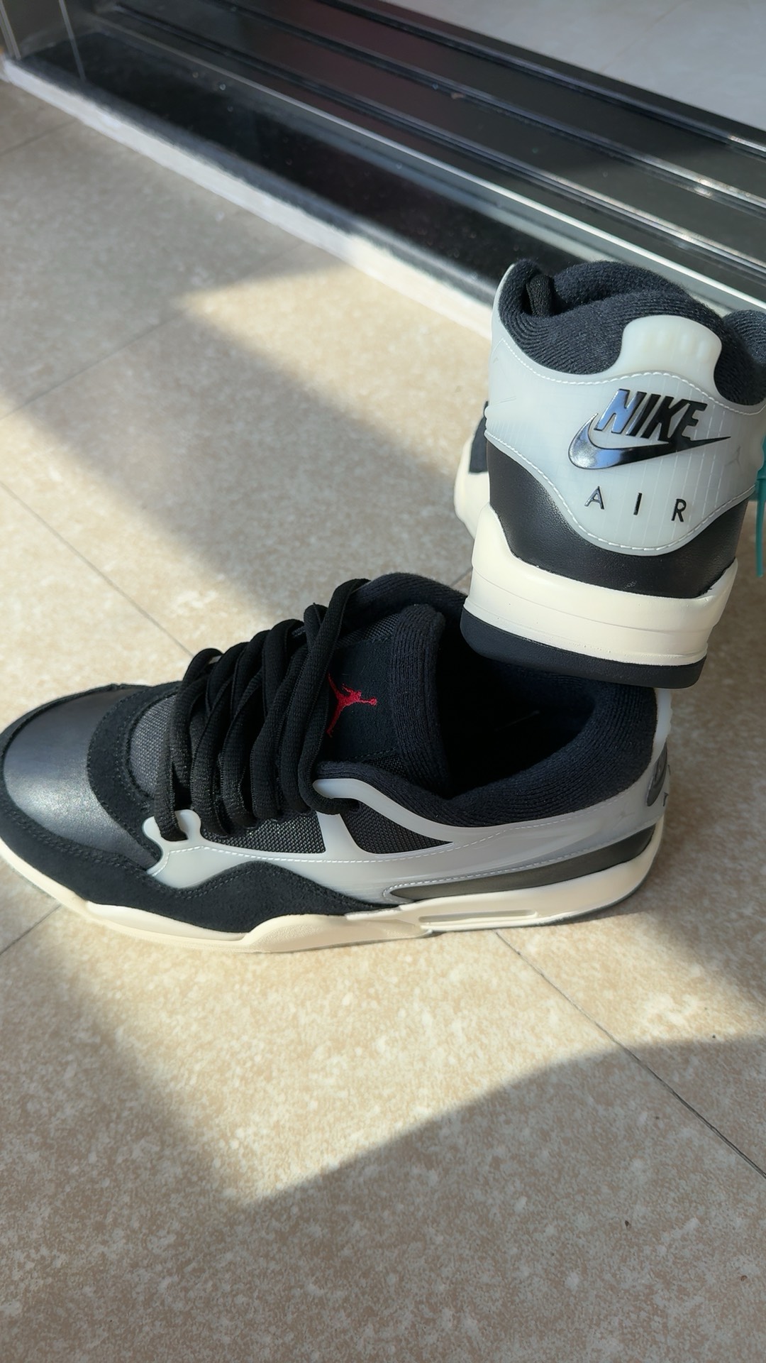 custom review-Jordan Air Джордан 4 Противоскользящий Устойчивый к износу Низкий Топ Винтажные Баскетбольные Кроссовки Мужские Черный Белый