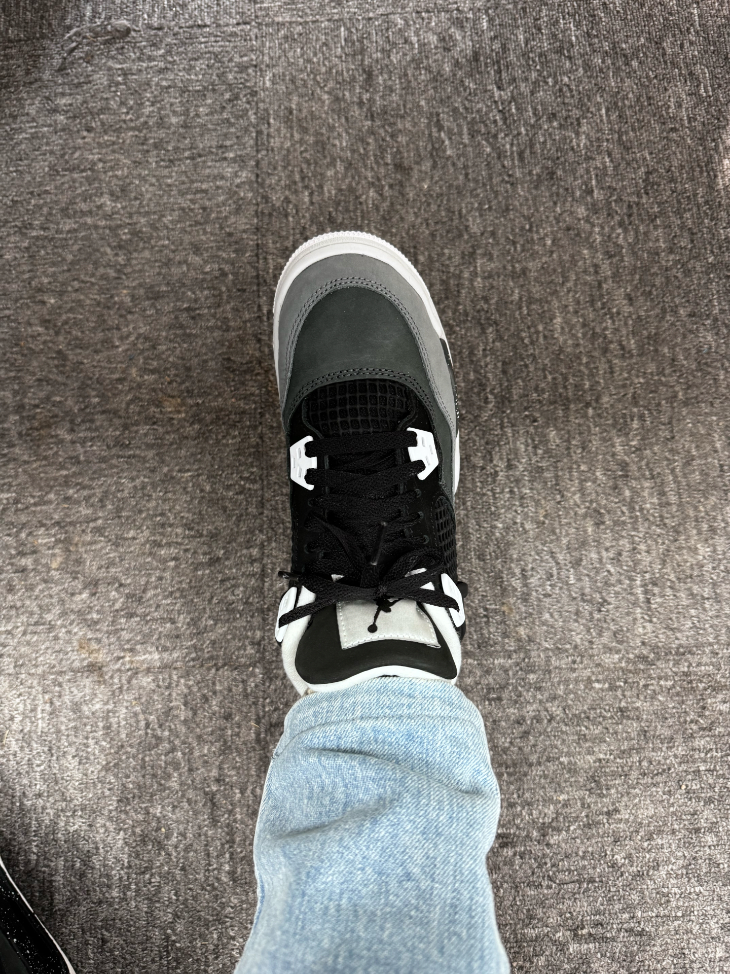 custom review-Jordan Air Джордан 4 Противоскользящие Анти-KICK Высокий Топ Детские Баскетбольные Кроссовки Черные