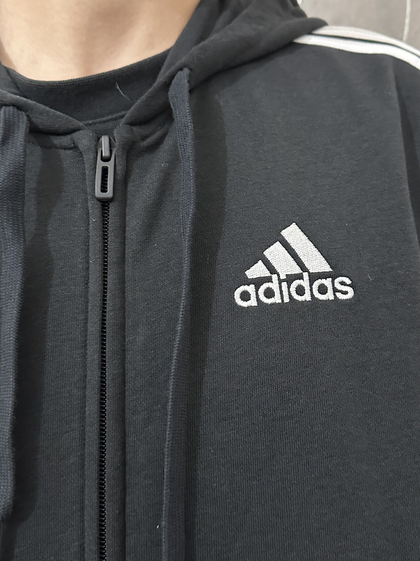 custom review-Adidas Essentials Куртка Осенняя Мужская Черная