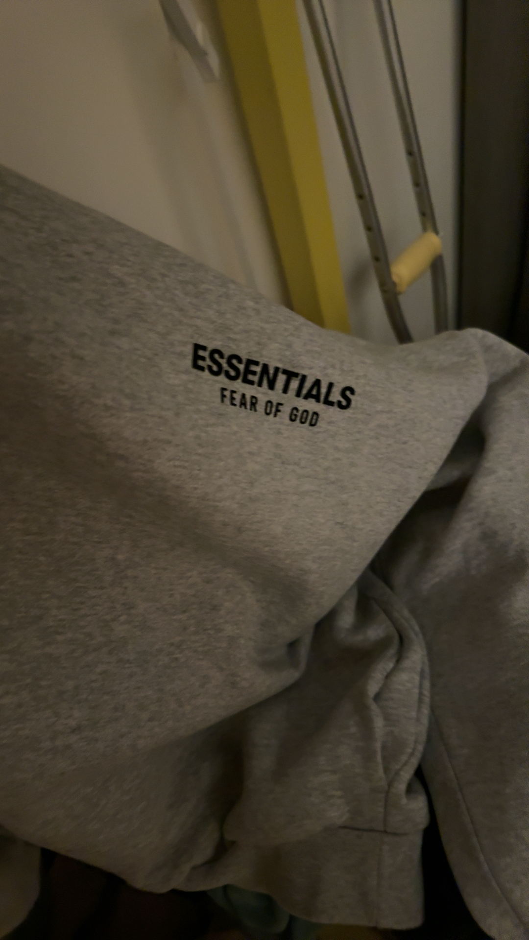 custom review-Fear Of God Essentials Fleece Hoodie