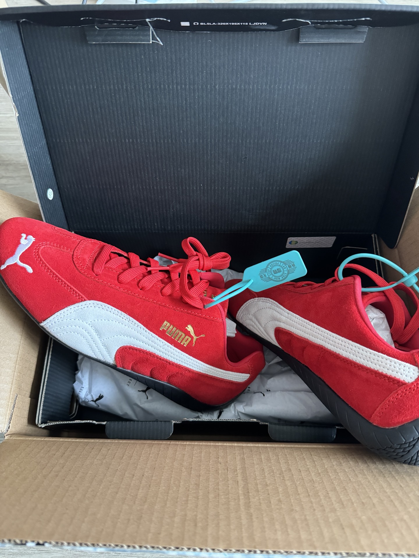 custom review-PUMA Speedcat Go OG Устойчивые к истиранию Низкие Кроссовки для тренировок Унисекс Пламя Красный