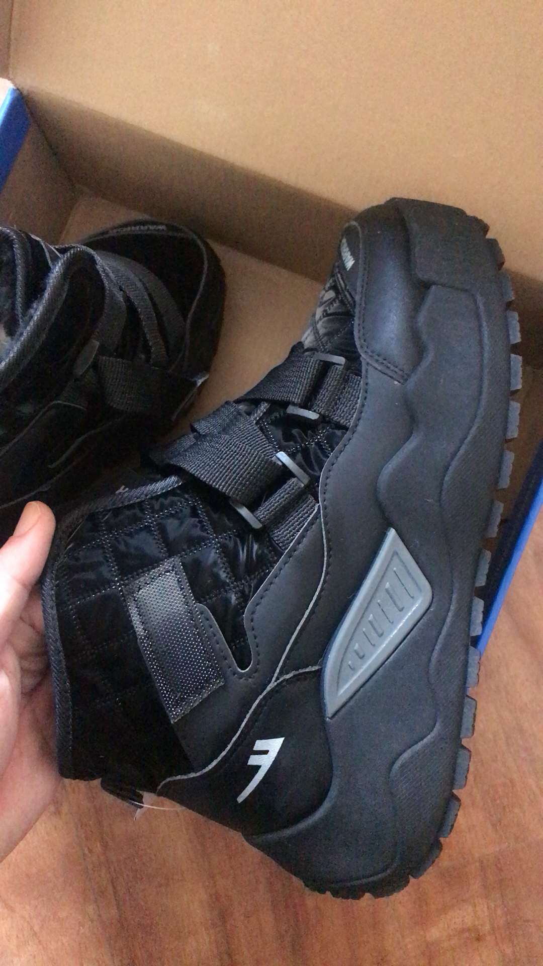 custom review-Warrior Теплоизоляционное покрытие увеличивающее высоту устойчивое к истиранию противоскользящее короткие сноубутсы мужские черные