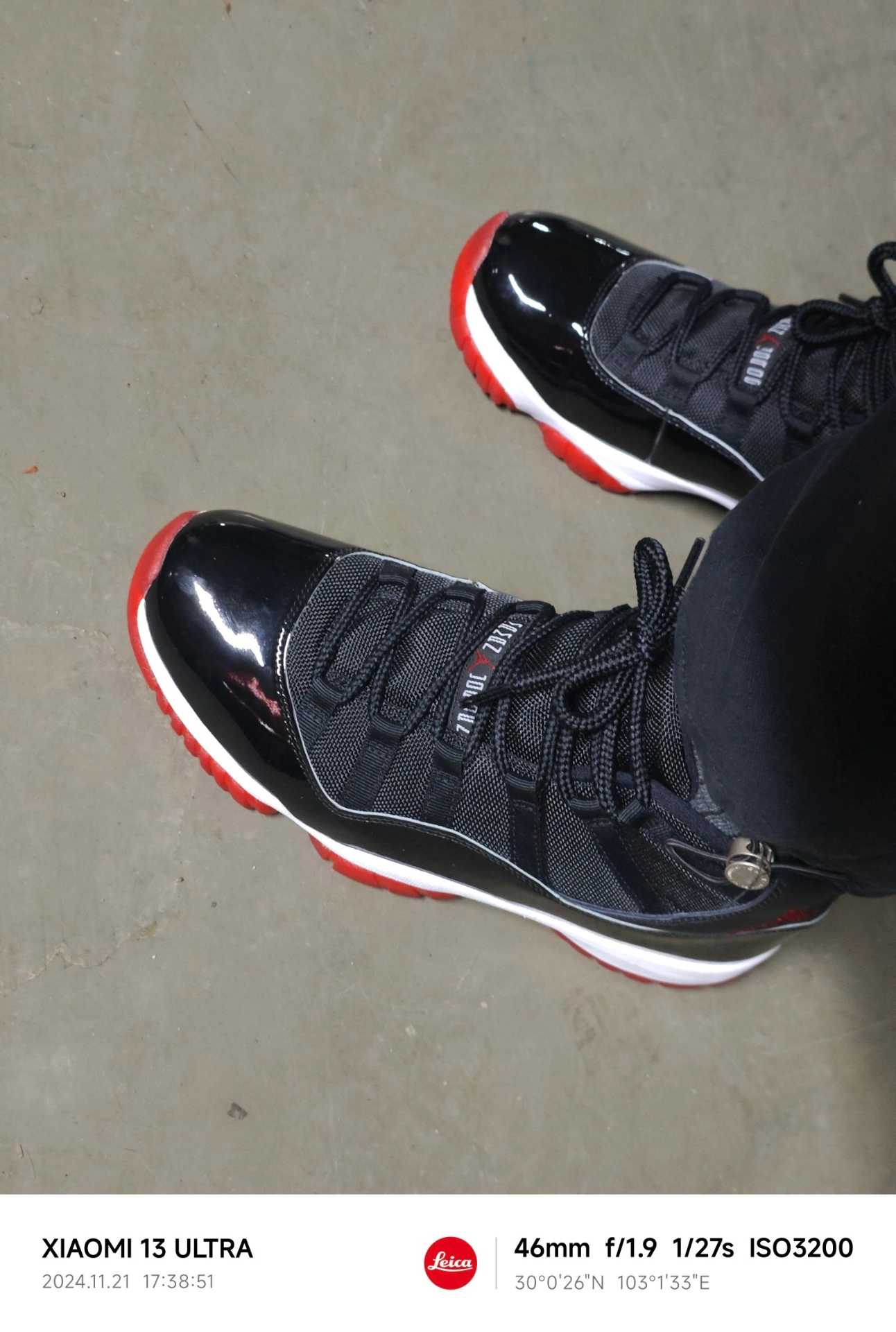 custom review-Air Jordan 11 Retro 'Bred' 2019