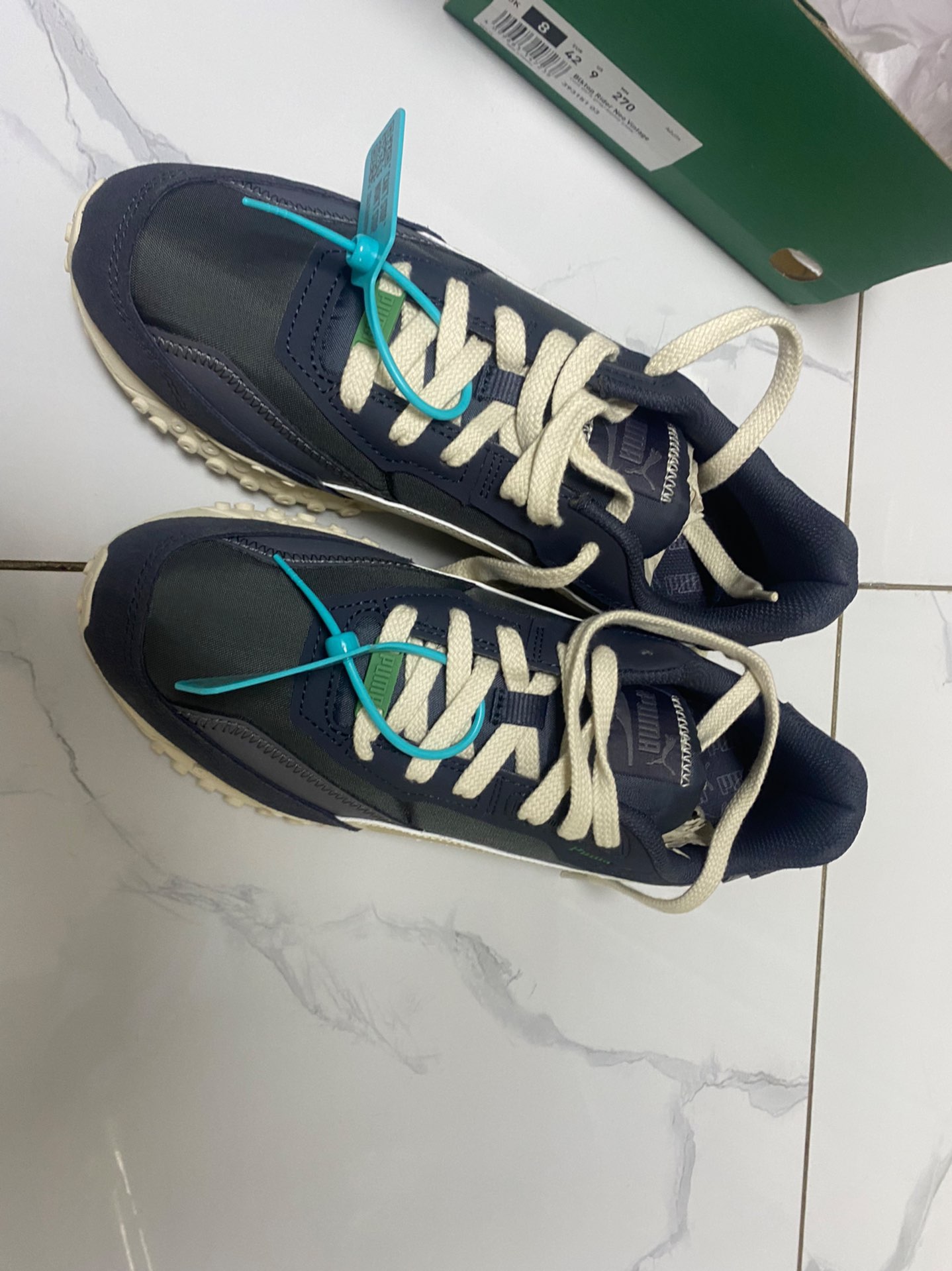 custom review-PUMA Blacktop Rider Легкий Низкий Топ Повседневные Беговые Кроссовки Унисекс Серый Белый