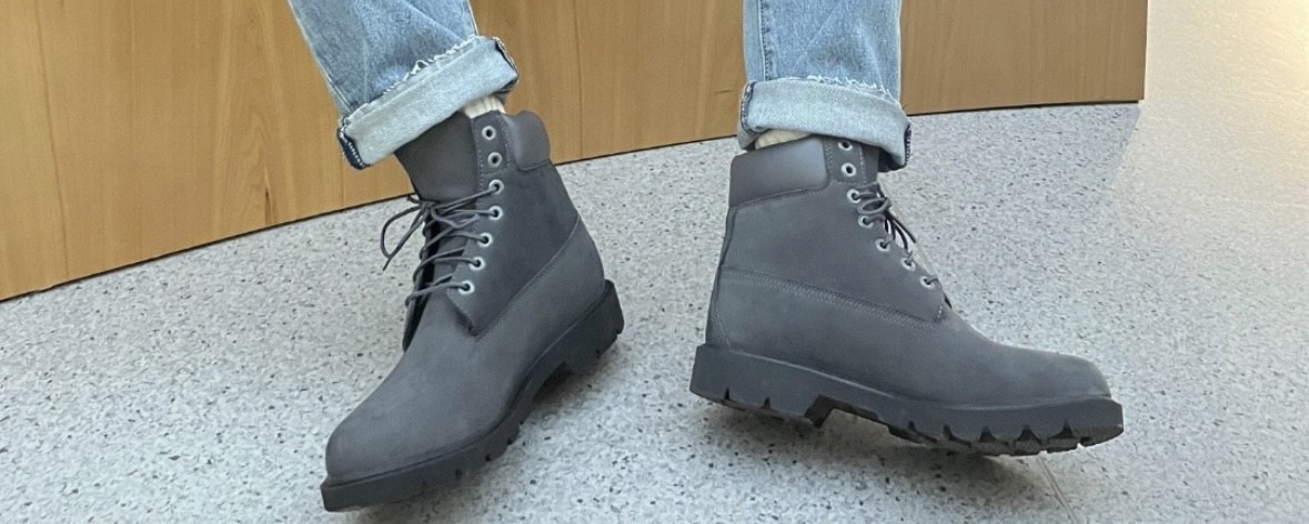 custom review-Timberland Premium Crew Martin Boot Средний каблук Мужской Серый