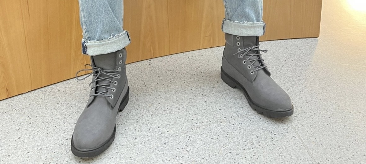 custom review-Timberland Premium Crew Martin Boot Средний каблук Мужской Серый