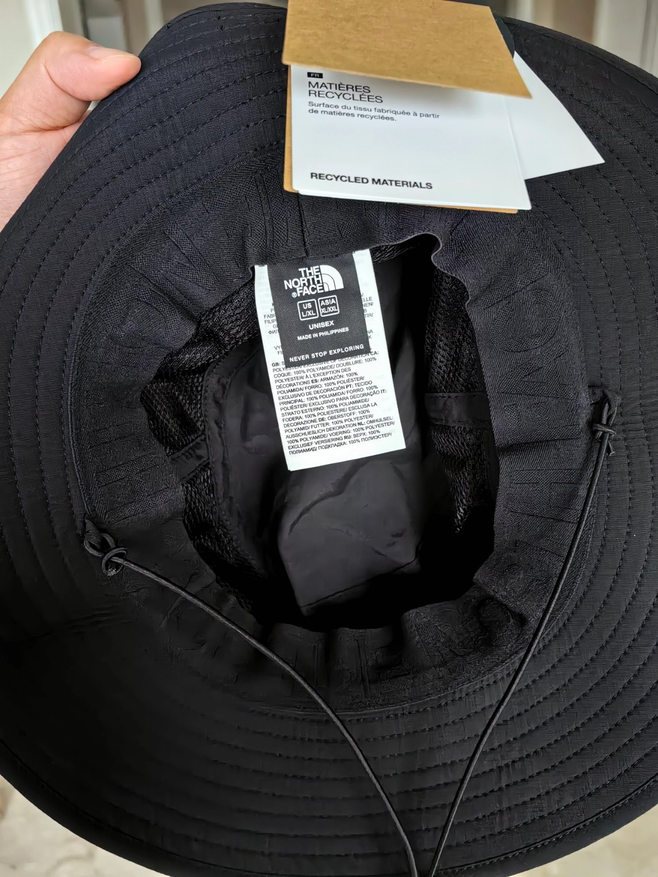 custom review-THE NORTH FACE Солнцезащитные защитные ведрообразные шляпы 5FX6 унисекс черный