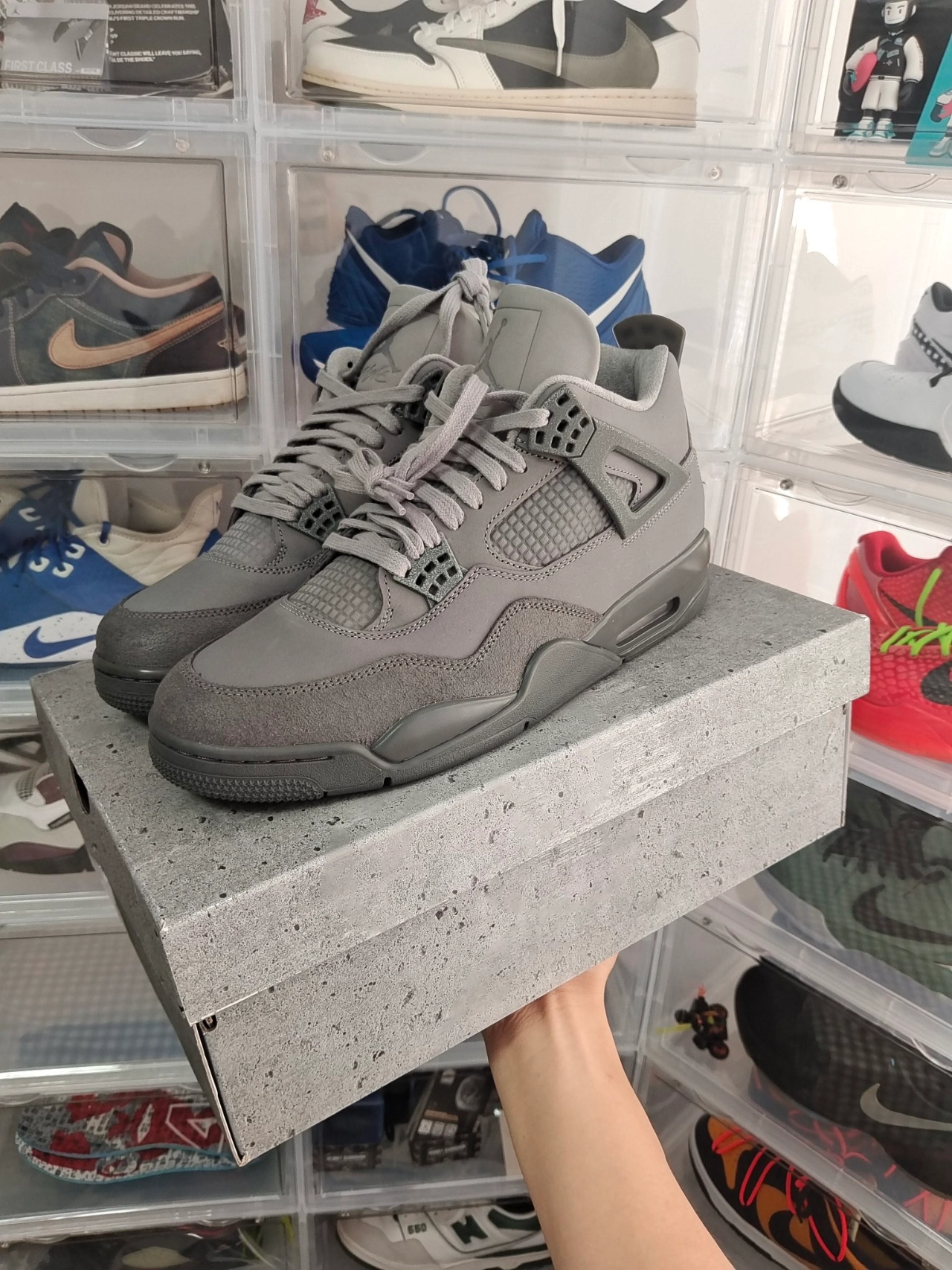 custom review-Jordan 4 Retro SE Paris Olympics Wet Cement Men's