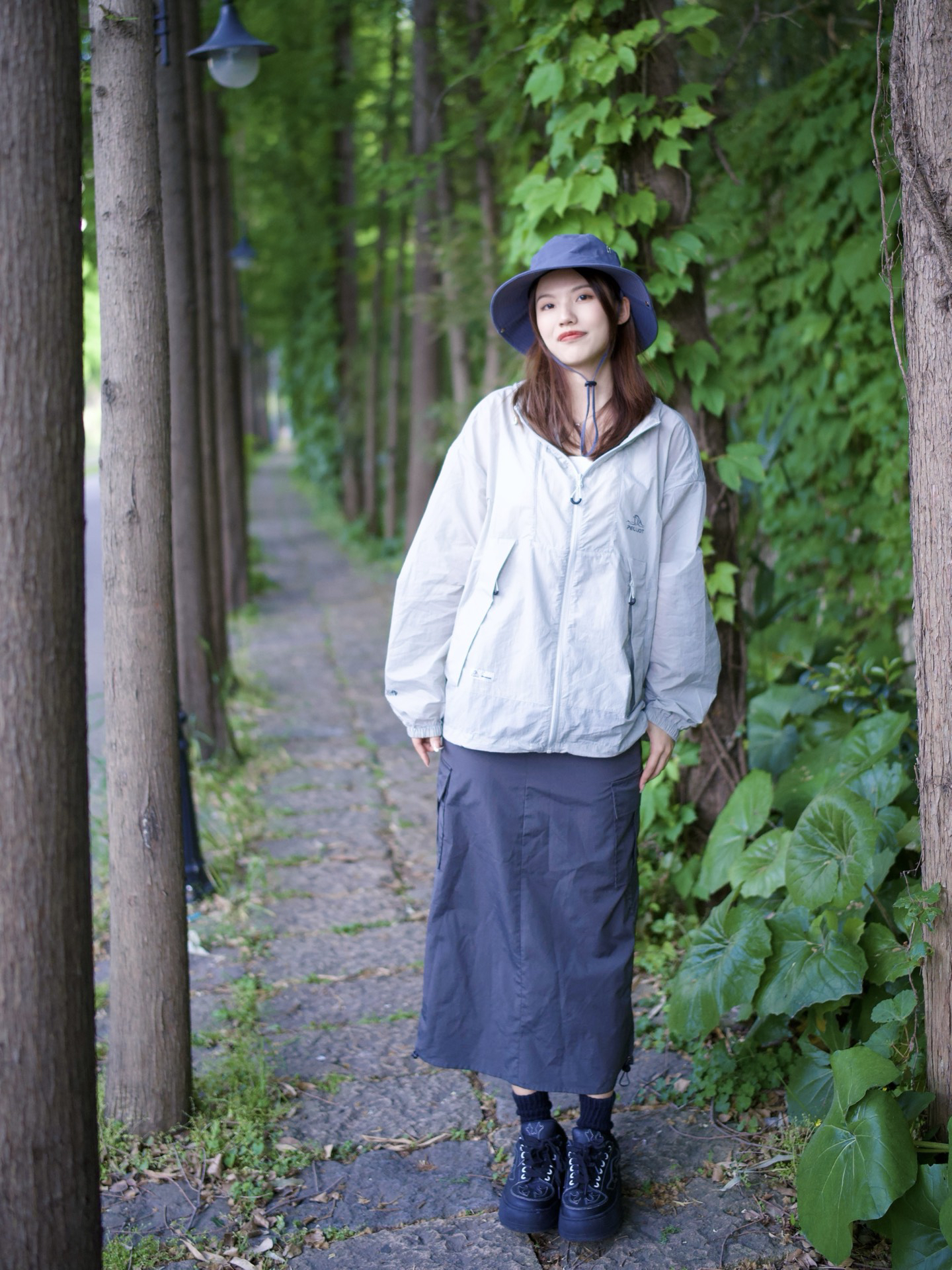 山系女孩穿搭7215|感受天然氧吧