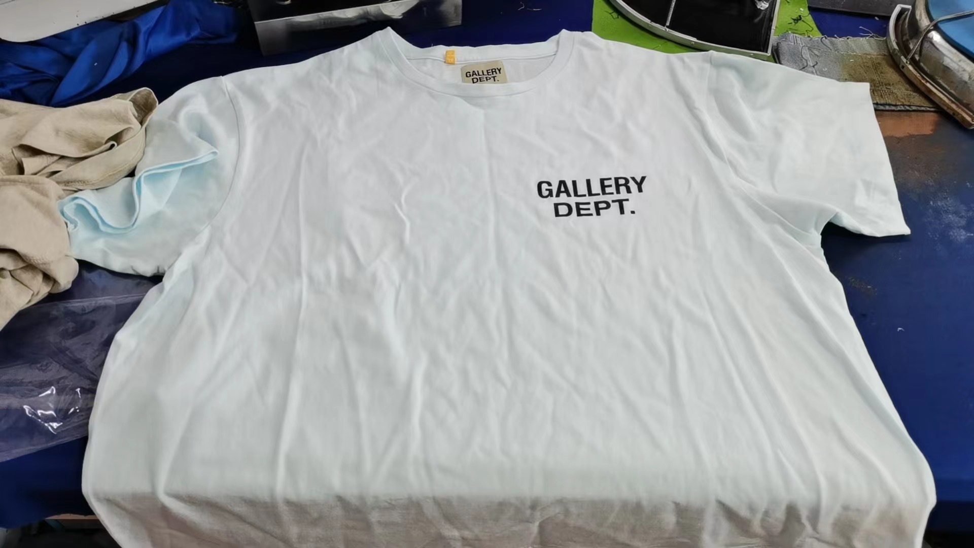 custom review-Gallery Dept. Мужские синие T-рубашки