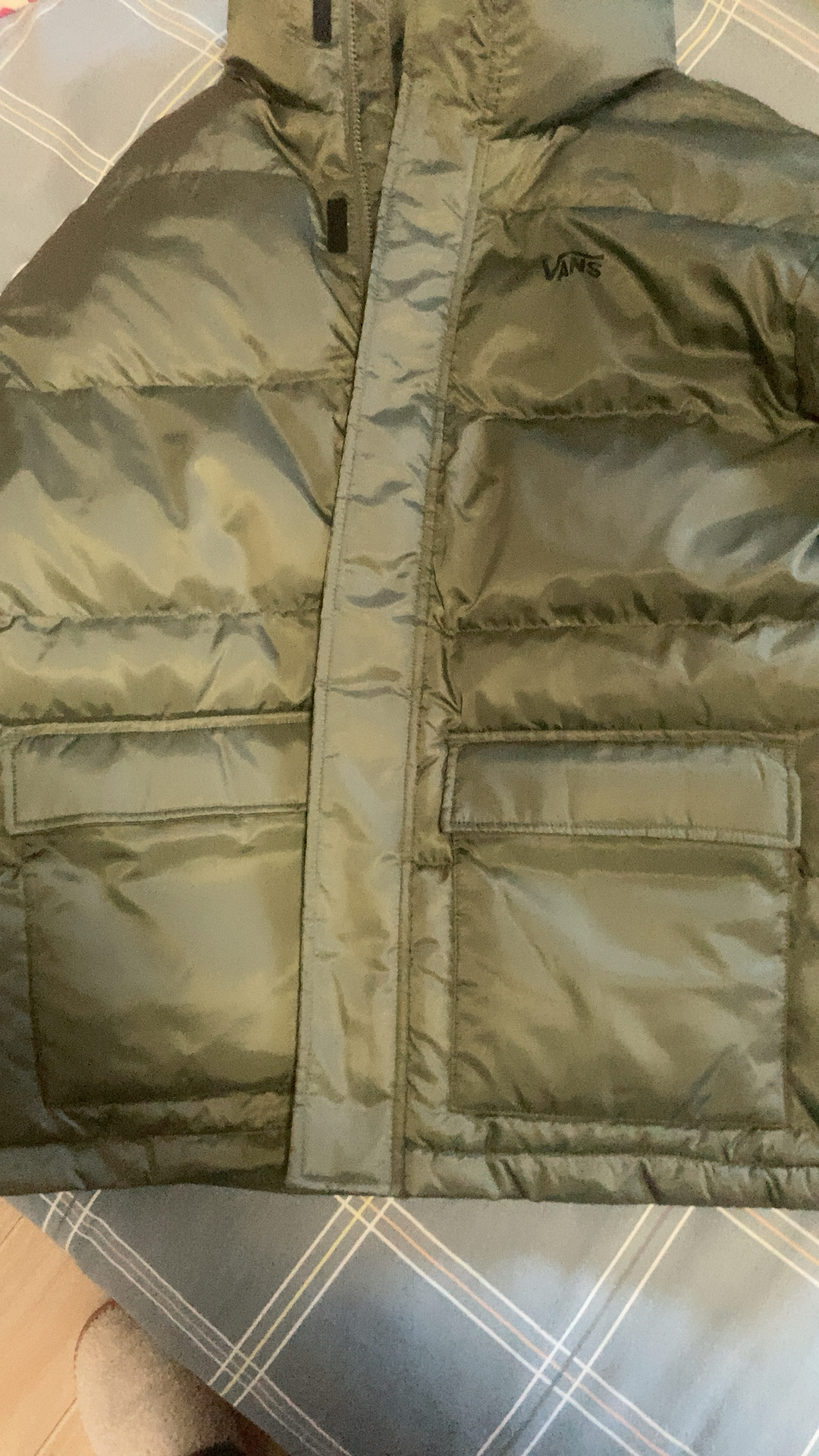 custom review-Vans Куртки и Пальто Унисекс Армейский Зеленый