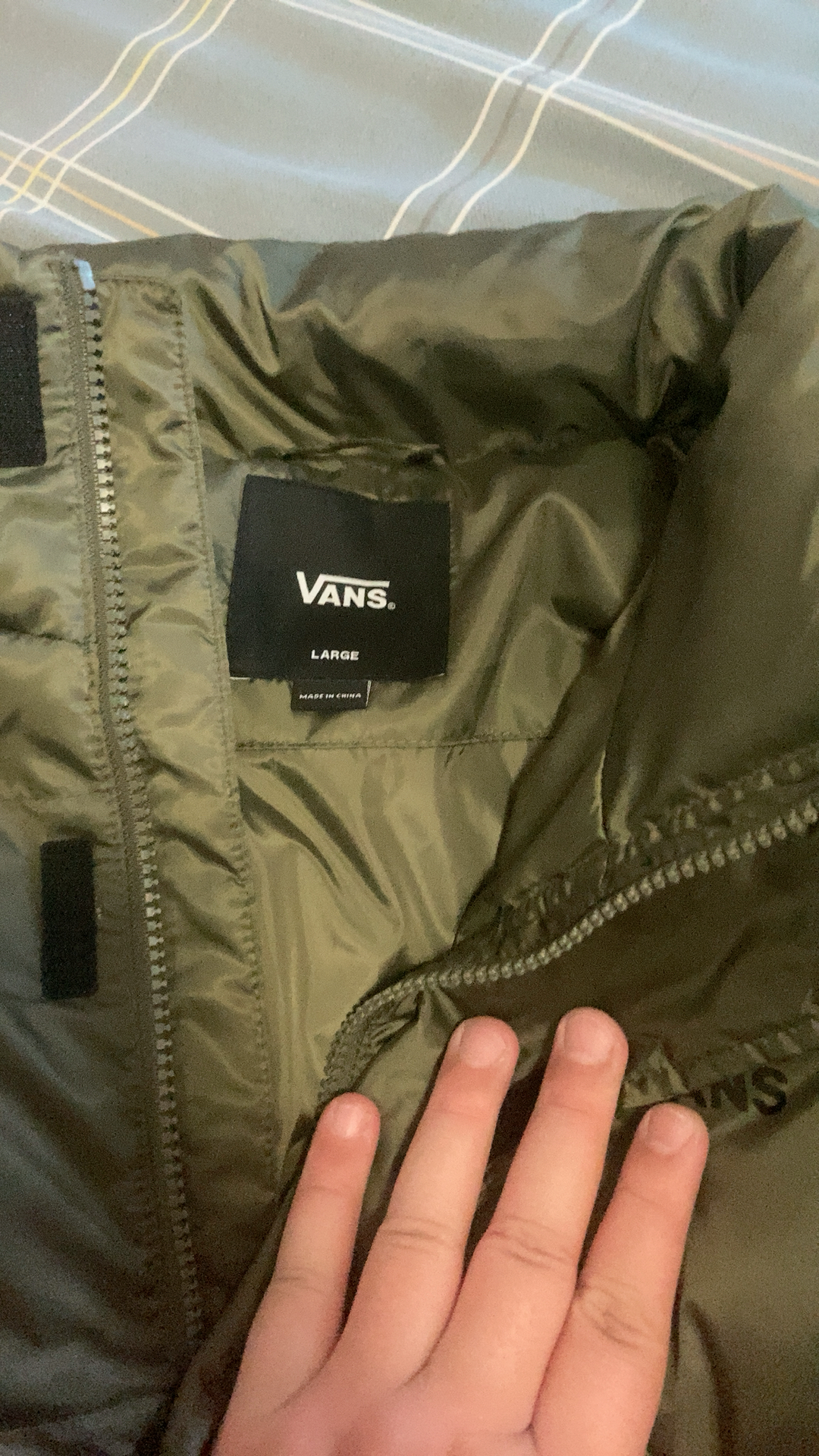 custom review-Vans Куртки и Пальто Унисекс Армейский Зеленый