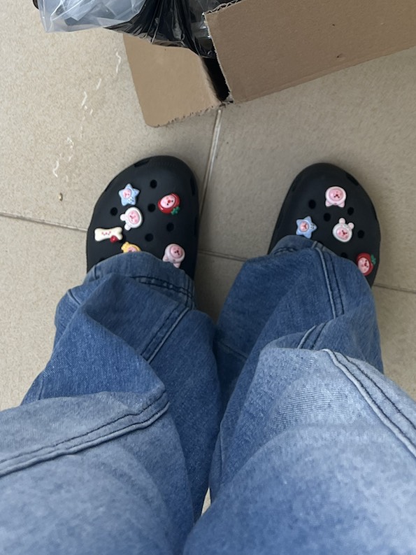 custom review-Crocs Classic Clog Sabo 2cm Унисекс Черный
