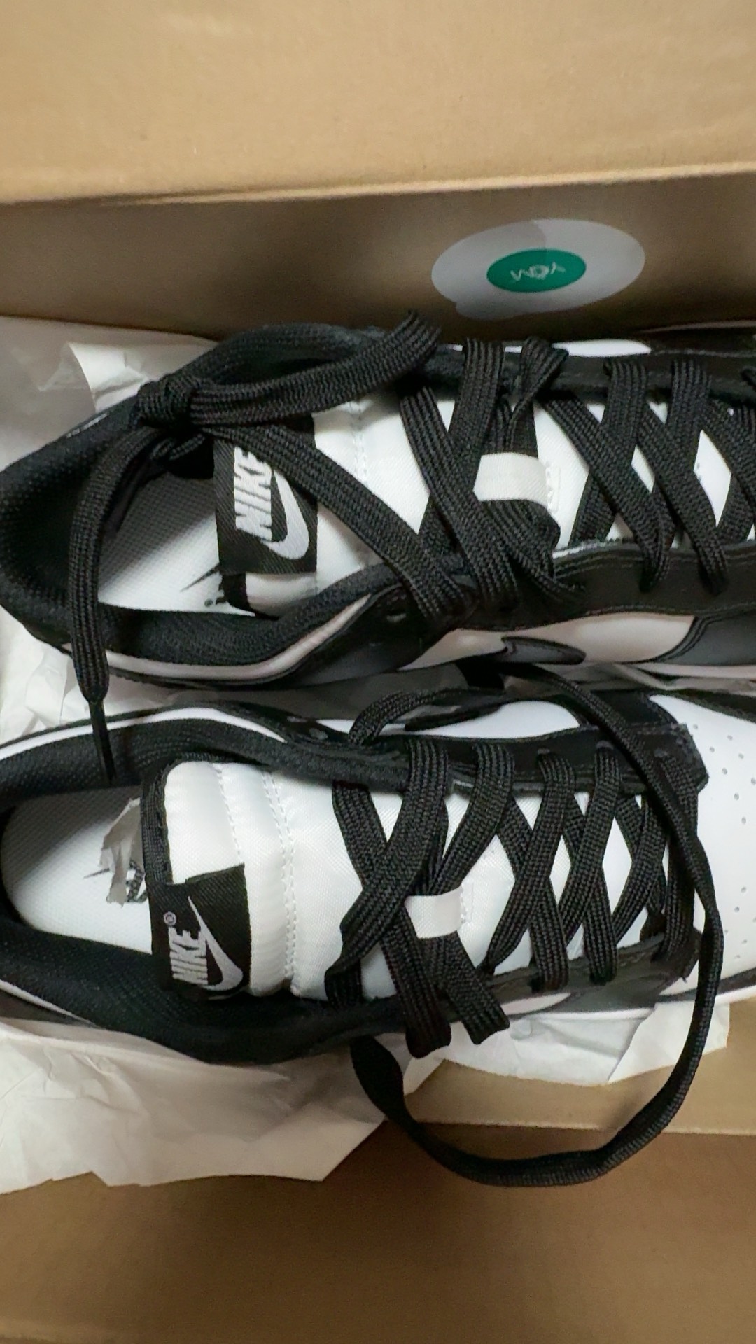 custom review-Nike Dunk Low Retro White Black Panda Women's