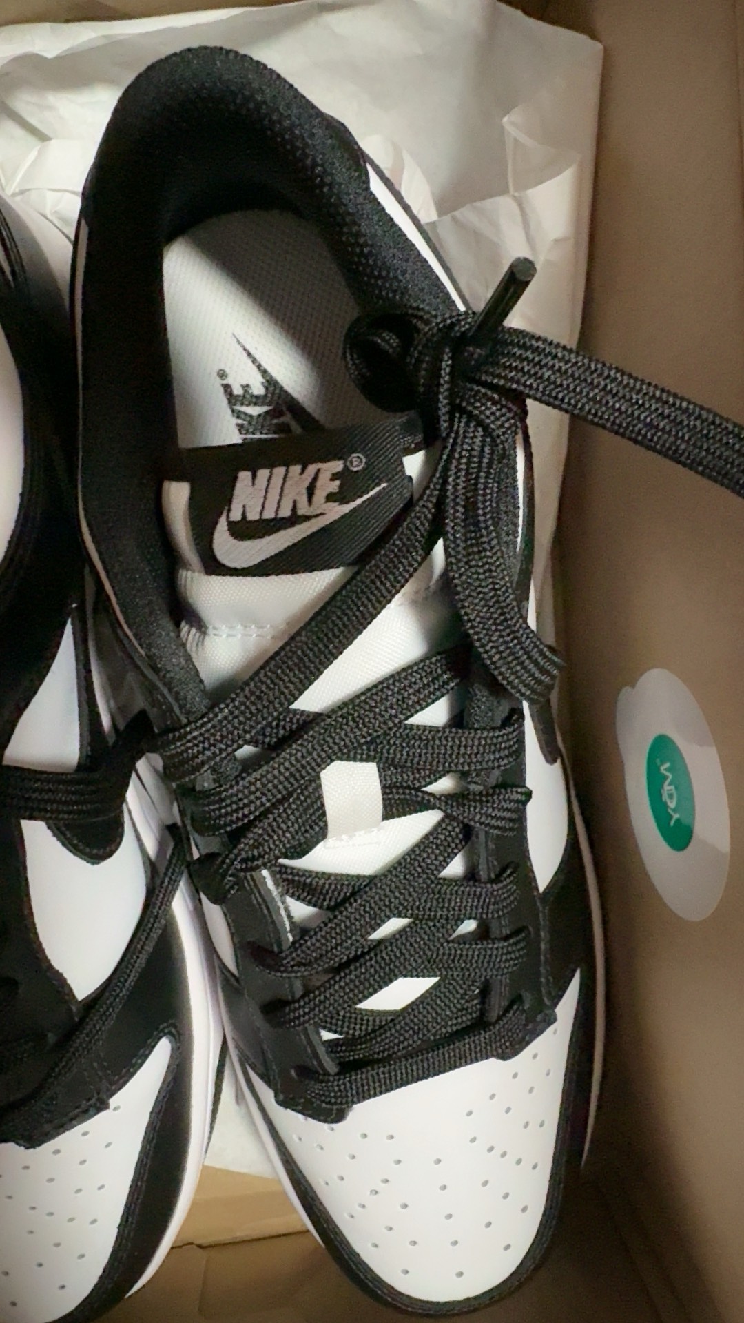 custom review-Nike Dunk Low Retro White Black Panda Women's