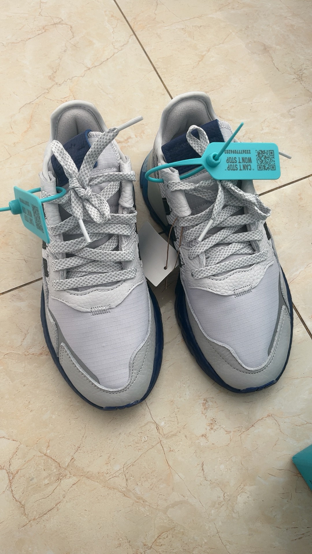 custom review-Adidas Originals Nite Jogger Slip-resistant Abrasion-resistant Breathable Low-Top Casual Shoes Unisex Gray Black Blue Adidas Originals Nite Jogger Slip-resistant Abrasion-resistant Дышащие Низкие Кеды Повседневные Унисекс Серый Черный Синий