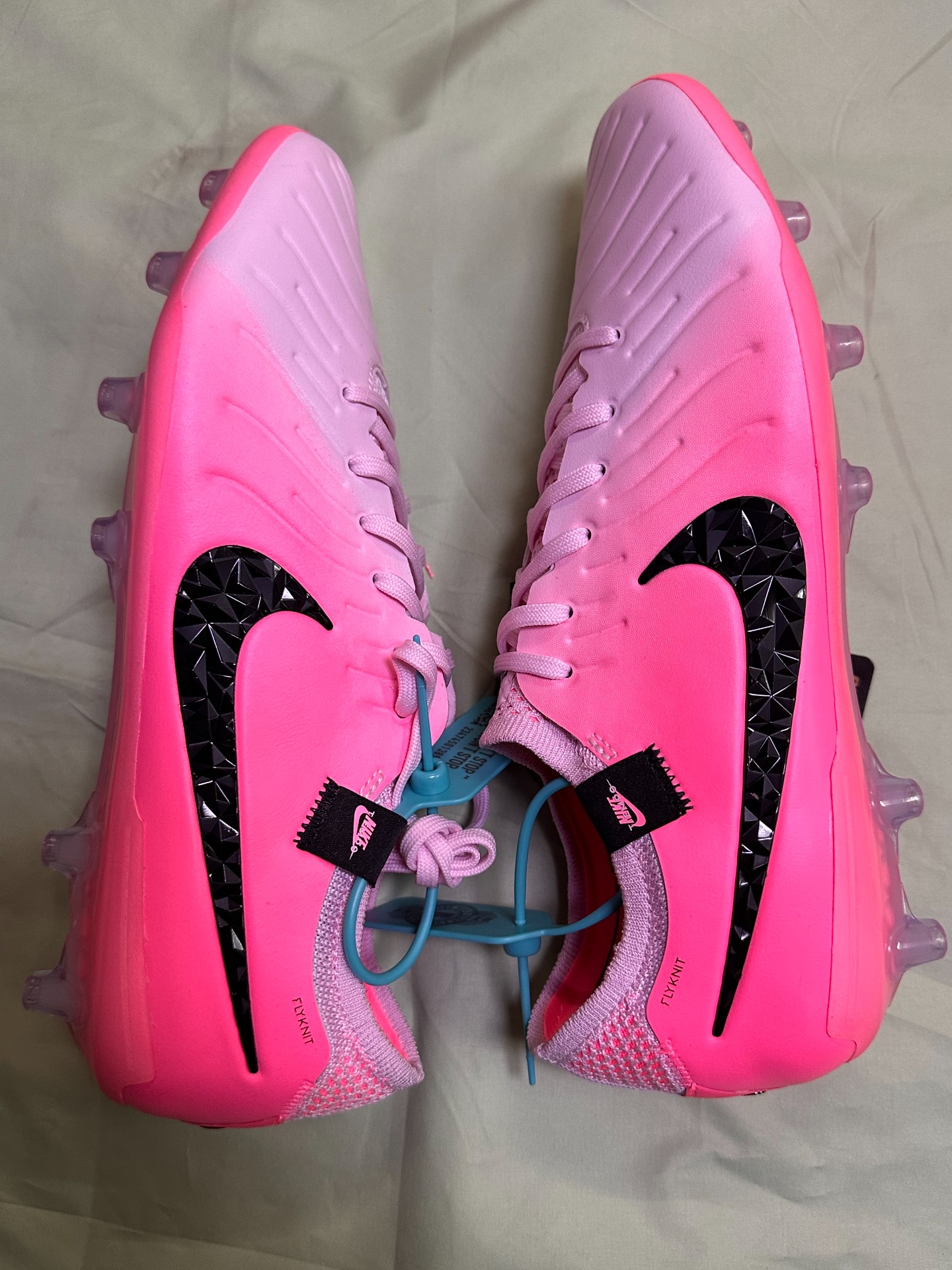 custom review-Nike Legend 10 Elite AG Pro AG Artificial Grass Artificial Thorns Футбольные бутсы Мужские Розовый Черный