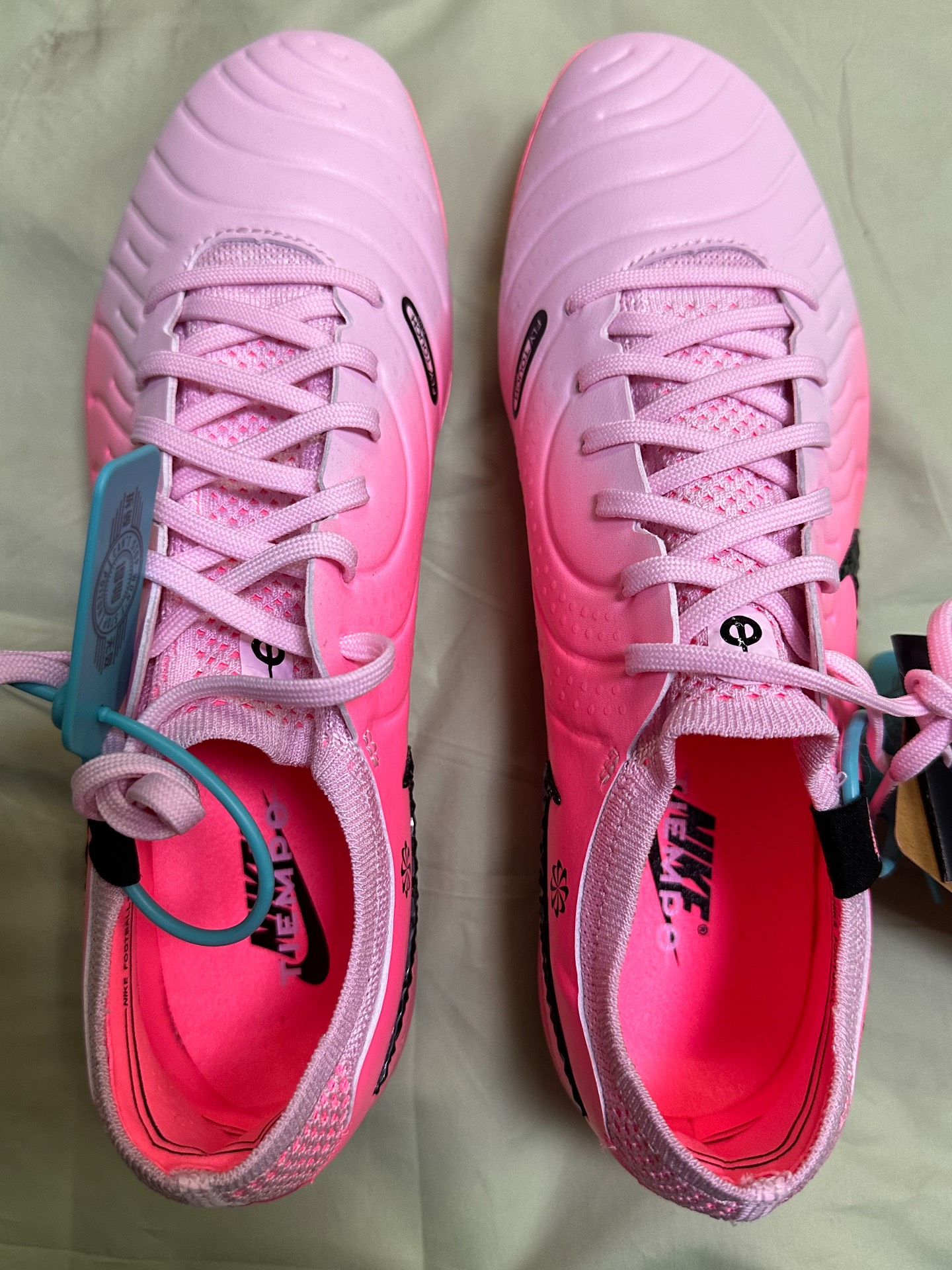 custom review-Nike Legend 10 Elite AG Pro AG Artificial Grass Artificial Thorns Футбольные бутсы Мужские Розовый Черный