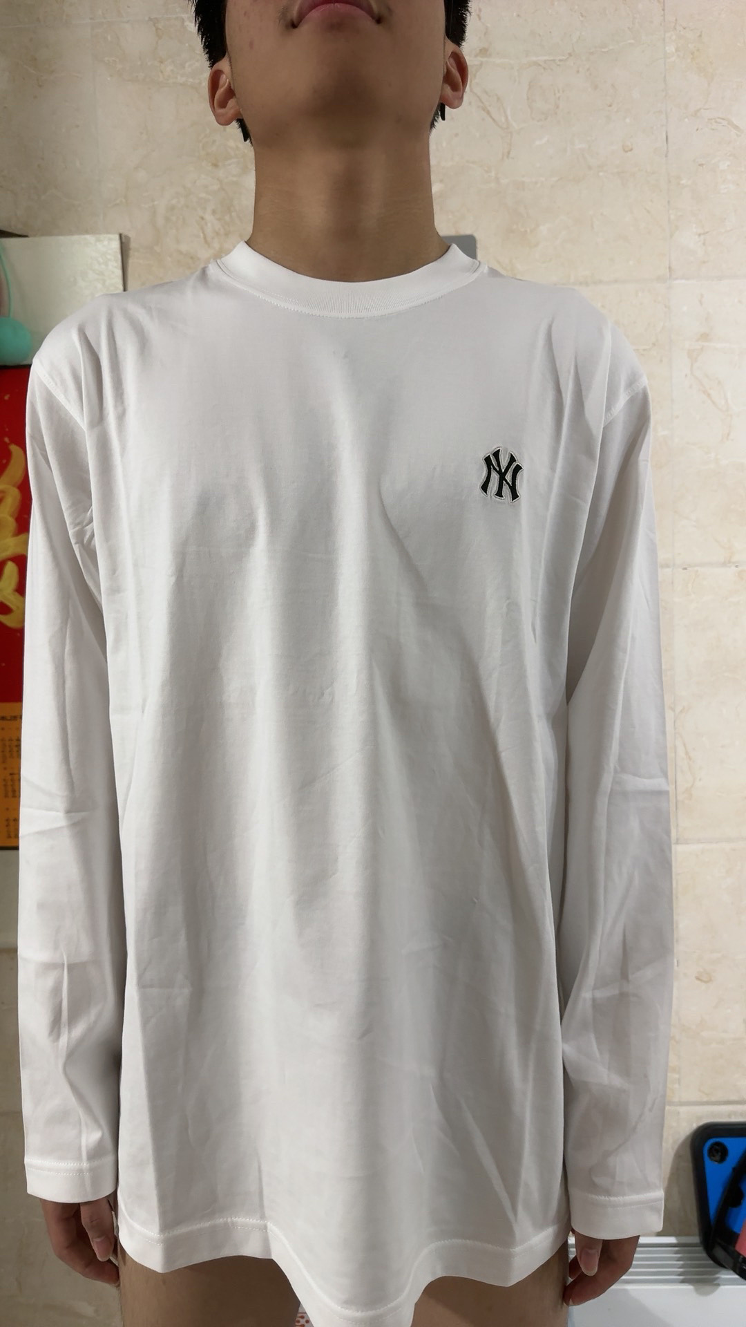 custom review-MLB Нью-Йорк Янкис Сливочный Унисекс Футболка