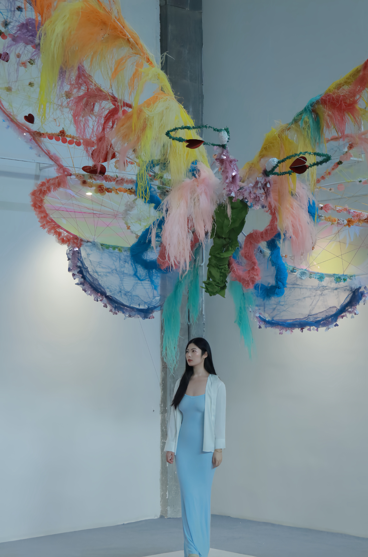 custom review-SKIMS Wedding Dress Collection SOFT LOUNGE Длинное платье-комбинация Slip Платье Женское Celeste Далекие Небесные Лазурь