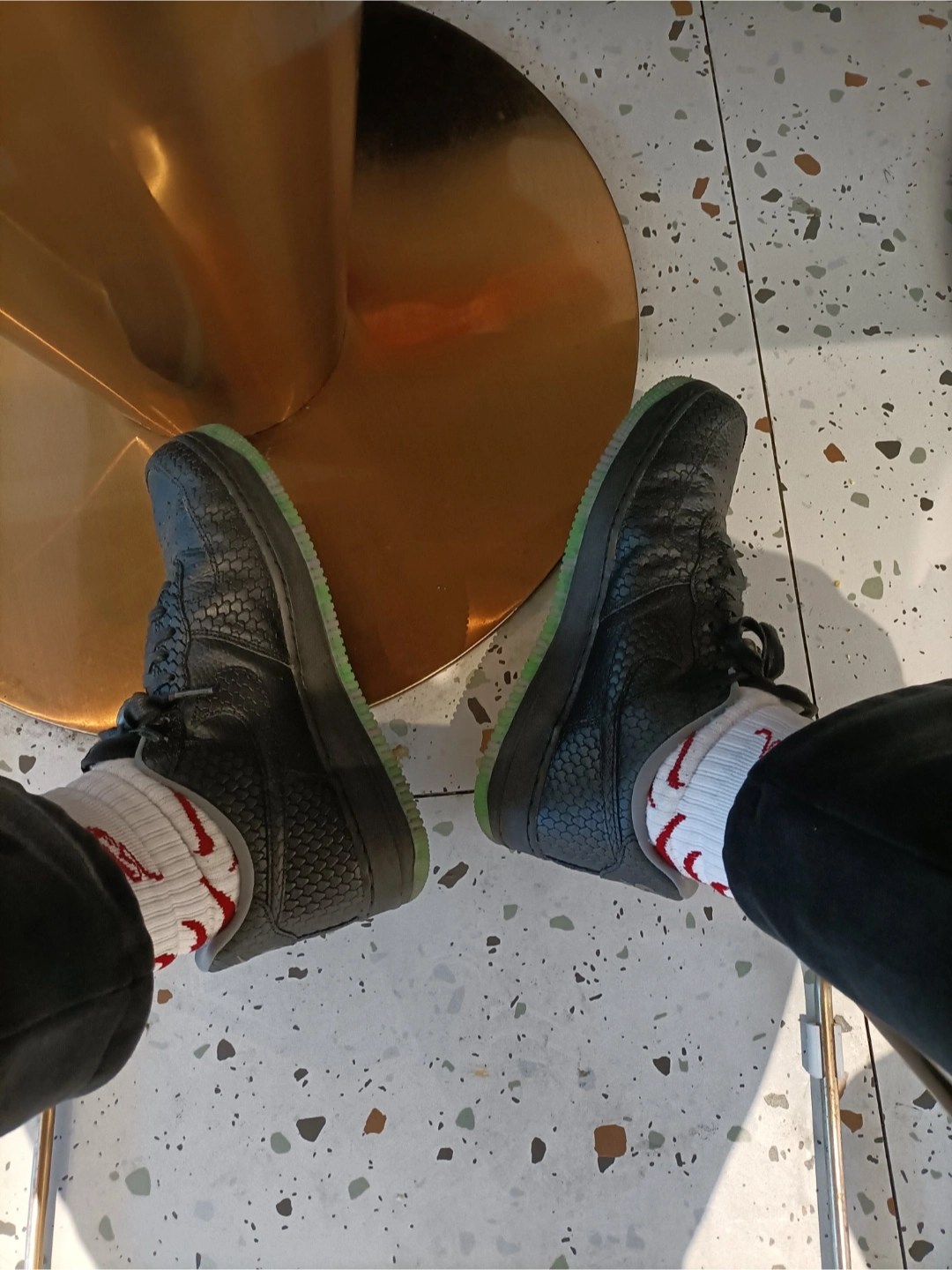 custom review-Nike Air Force 1 'Хэллоуин' Низкие Скейтборд Кроссовки Мужские Черные Зеленые