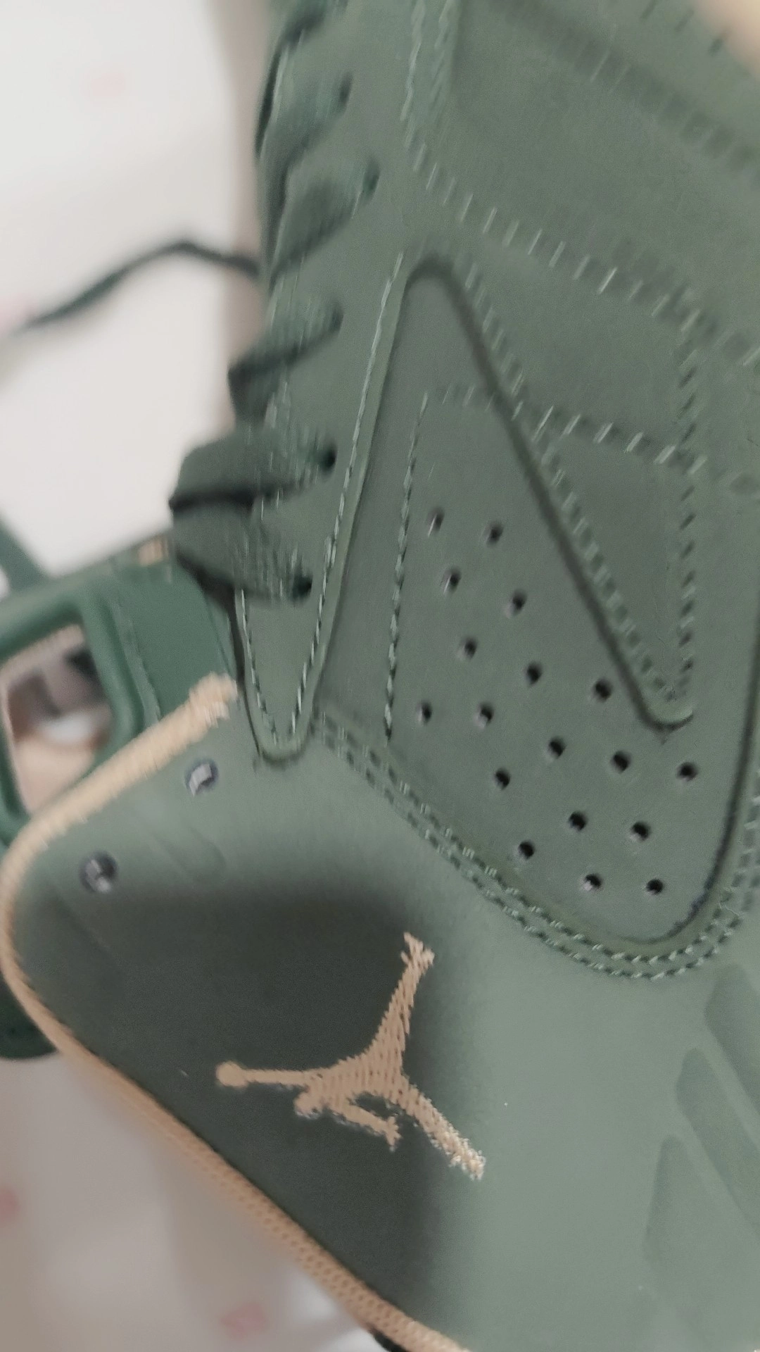 custom review-Jordan Jumpman MVP Износостойкий и Легкий MID Баскетбольные кроссовки Женские Бежево-зеленый