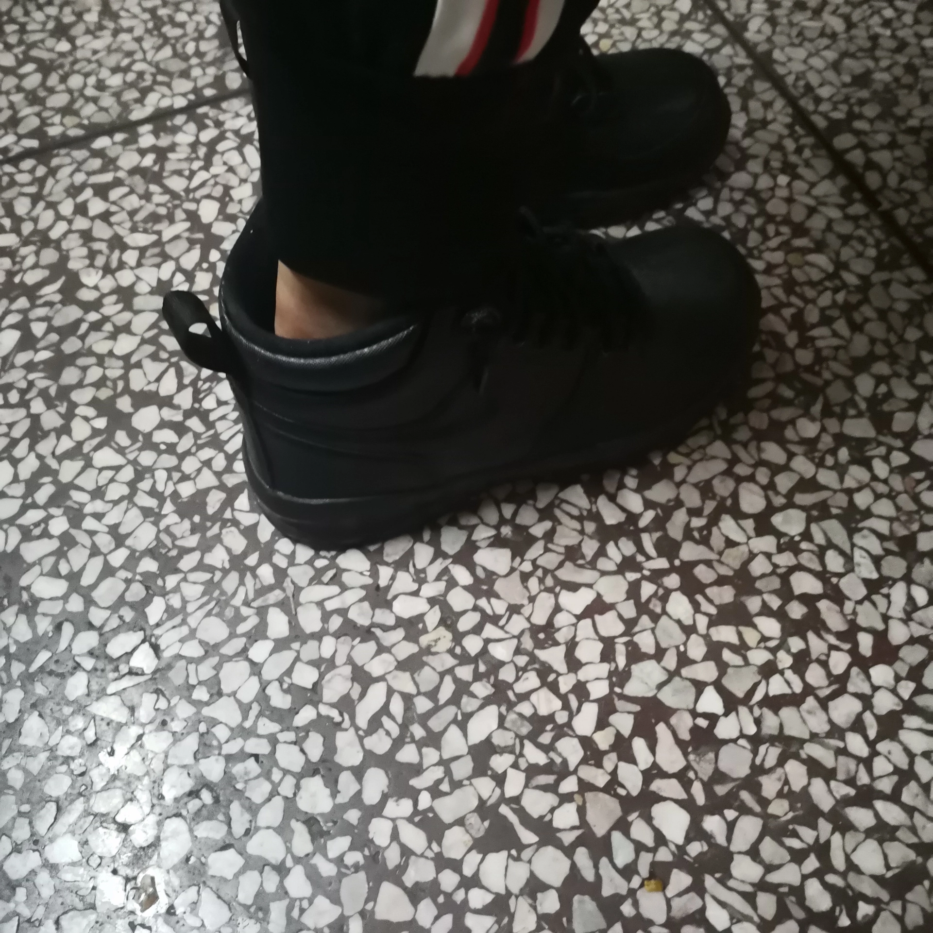 custom review-Nike Manoa Амортизация Противоскользящие Высокие Кеды Уличная Обувь Женские Черные