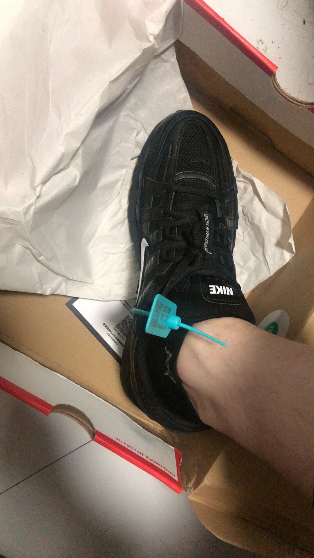 custom review-Nike P 6000 Амортизация устойчивый к истиранию дышащий низкий верх повседневная беговая обувь унисекс черный