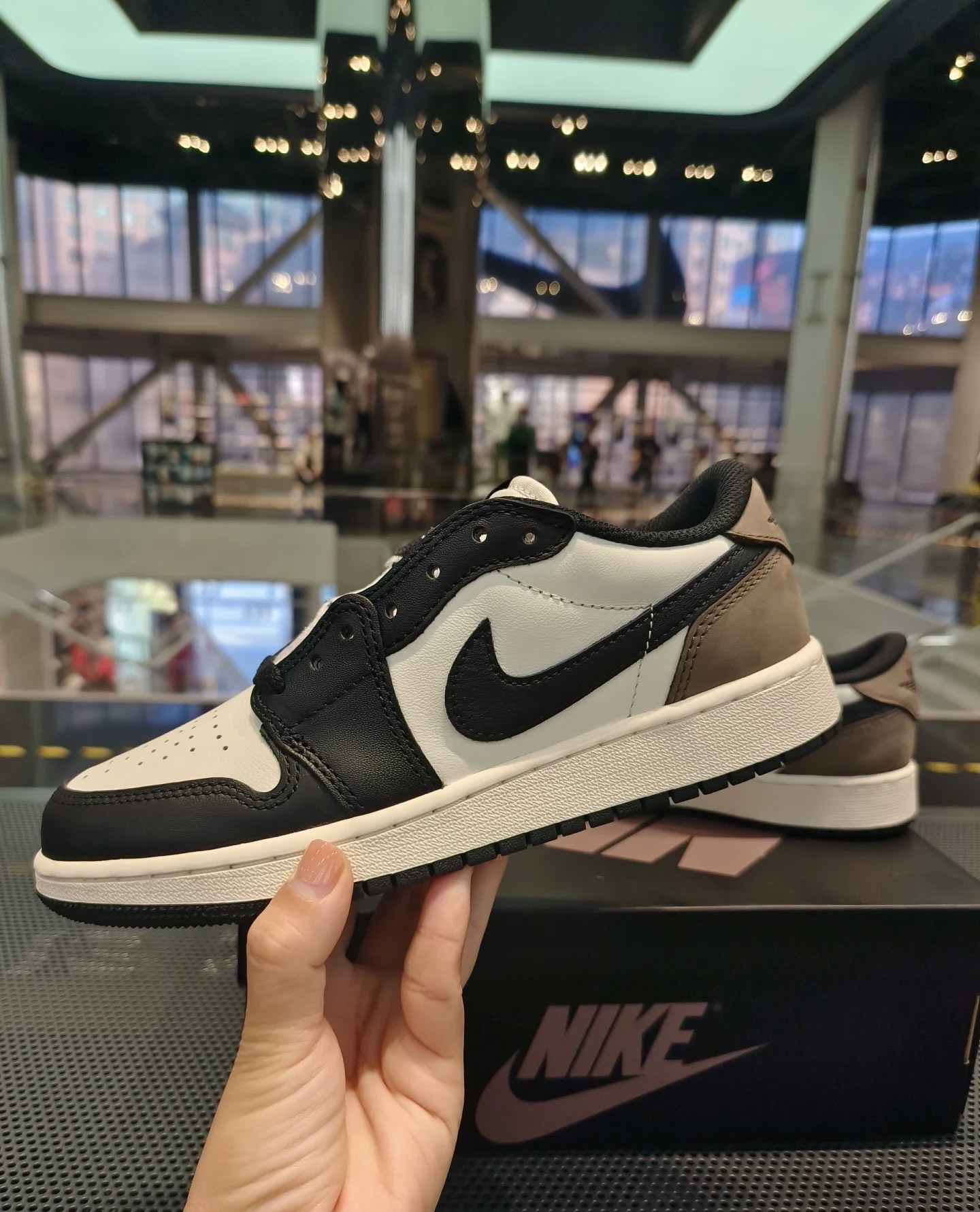 custom review-Jordan Air Jordan 1 Slip-resistant Low Top Детские Скейтбординги Черный Белый