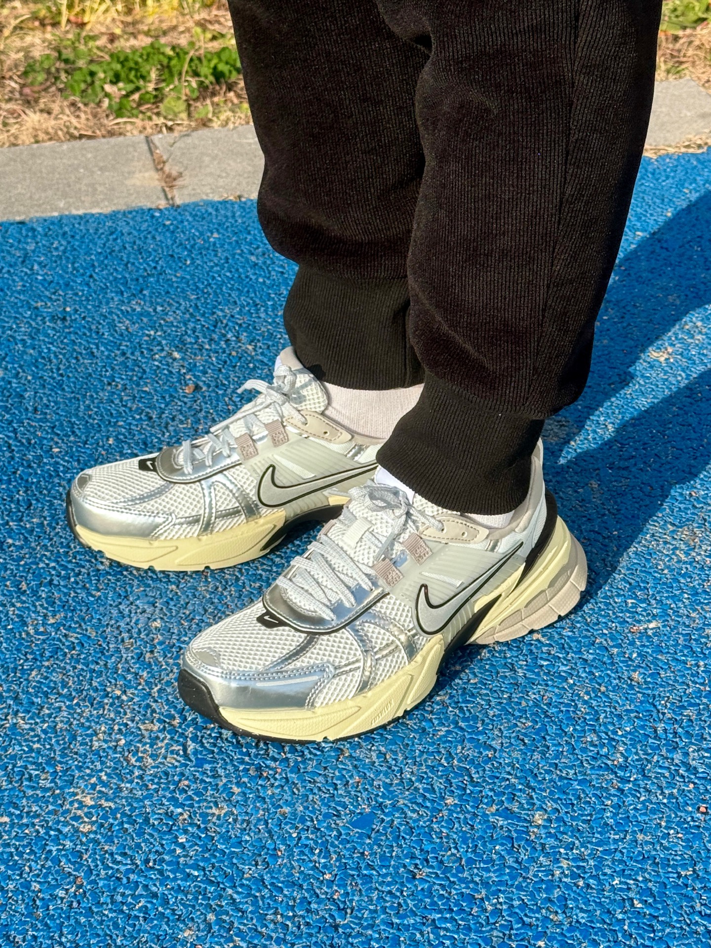 custom review-Nike V2K Run Summit White Metallic Silver Women's
