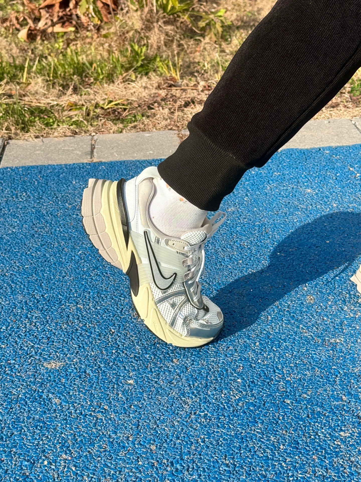 custom review-Nike V2K Run Summit White Metallic Silver Women's