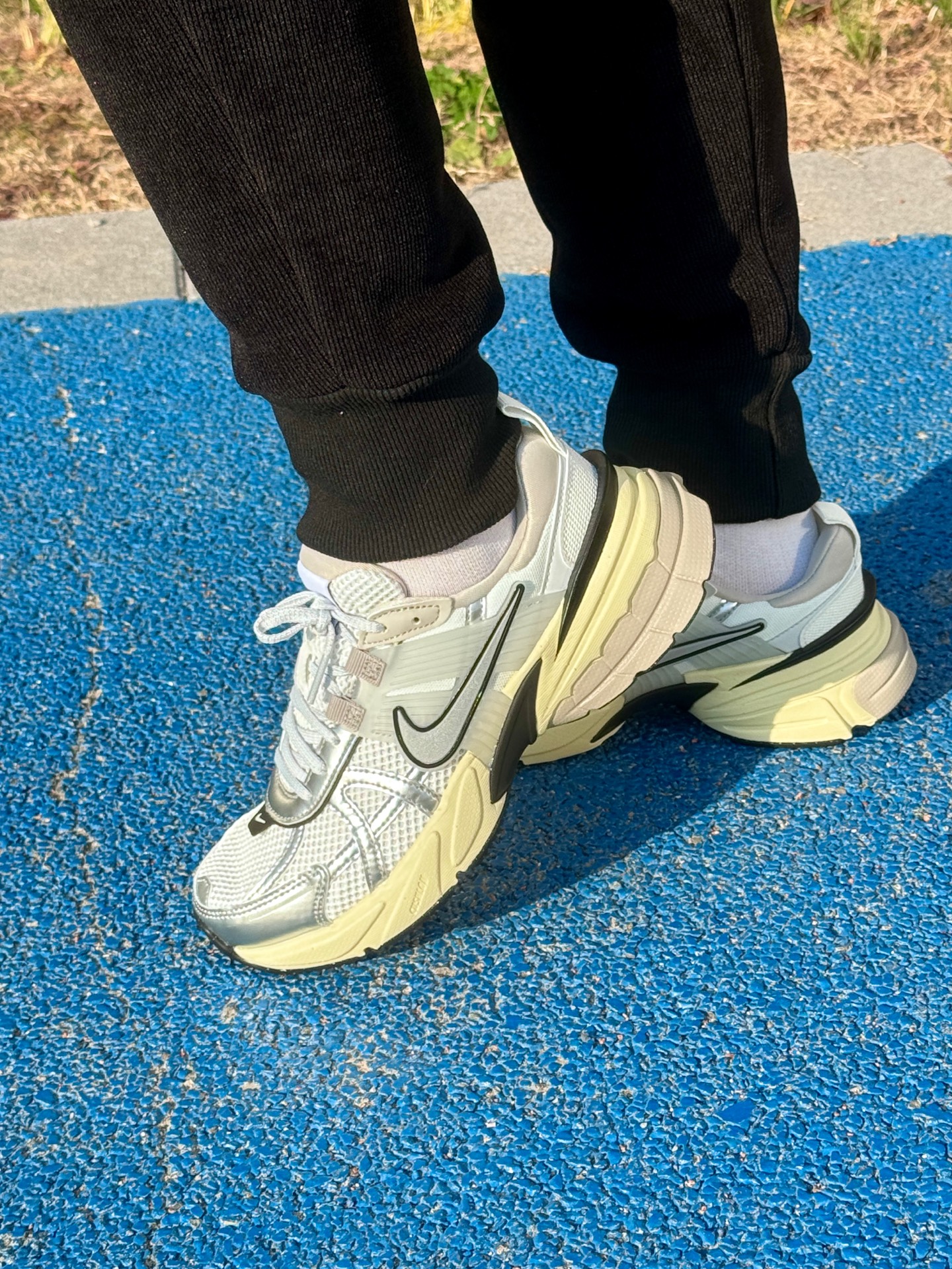 custom review-Nike V2K Run Summit White Metallic Silver Women's